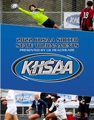 2022 KHSAA Soccer State Tournament Program (B&W) cover image