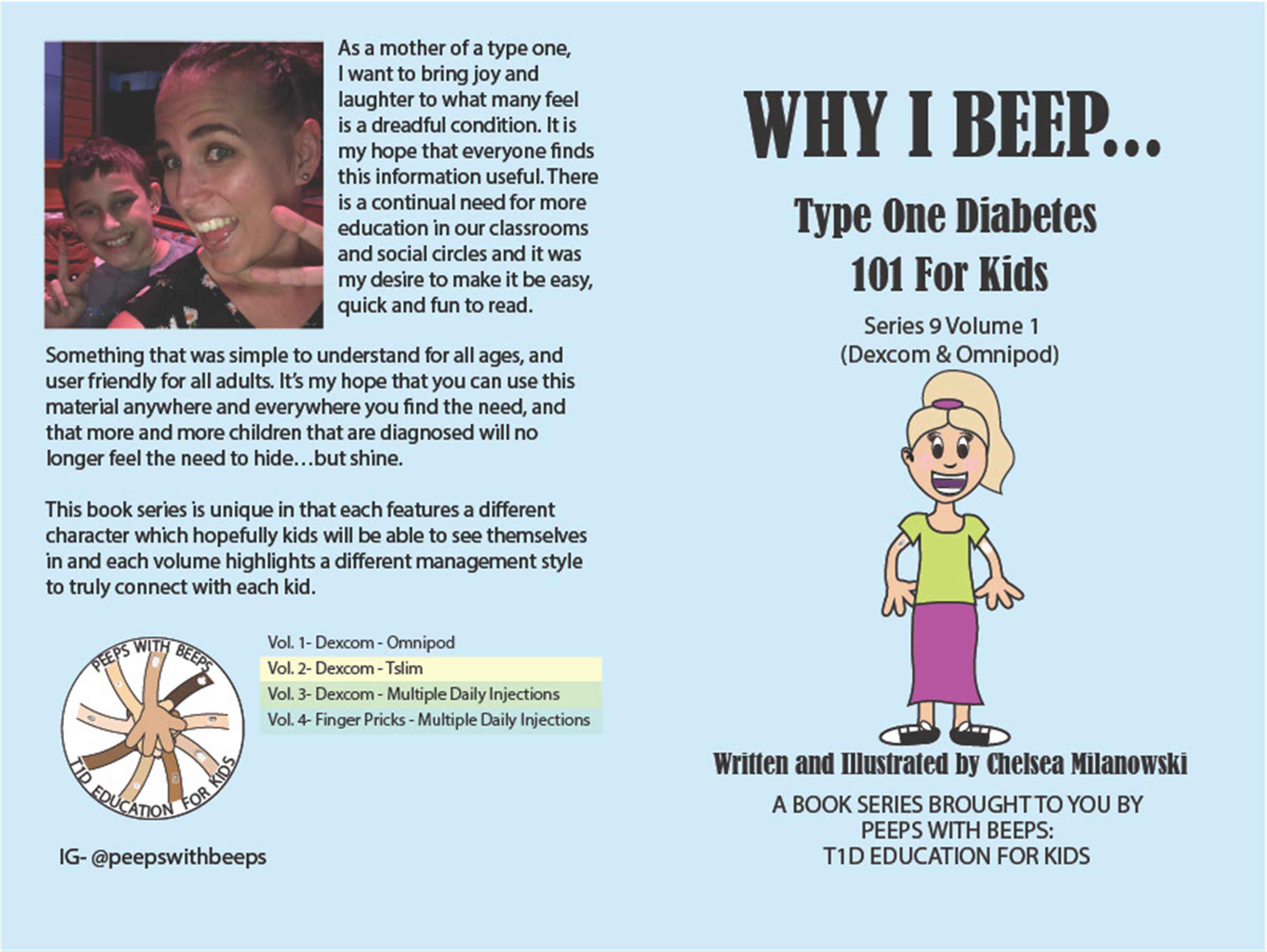 Why I beep. Type One Diabetes 101 for kids. ( Dexcom & Omnipod) cover image