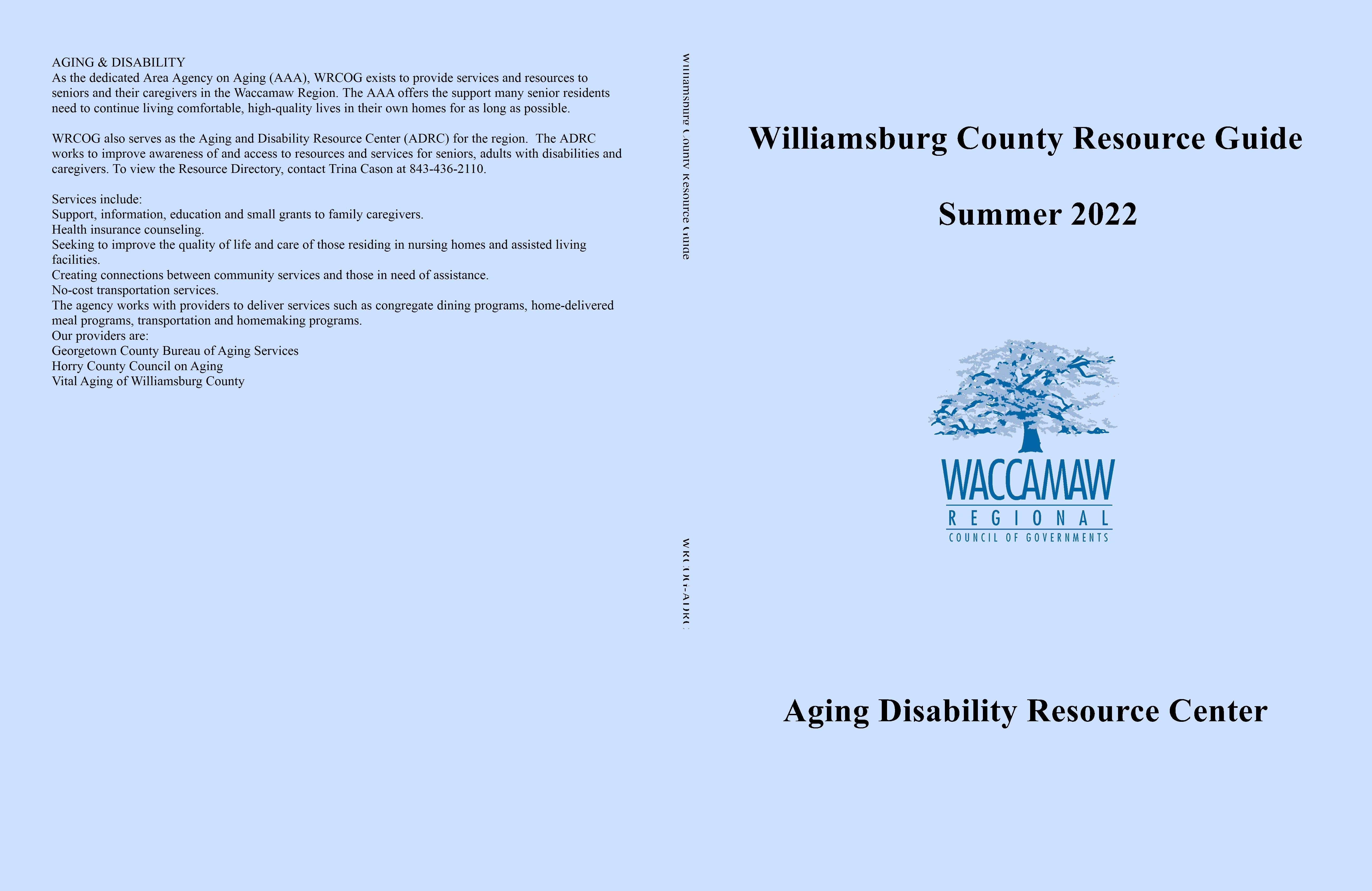 Williamsburg County Resource Guide cover image