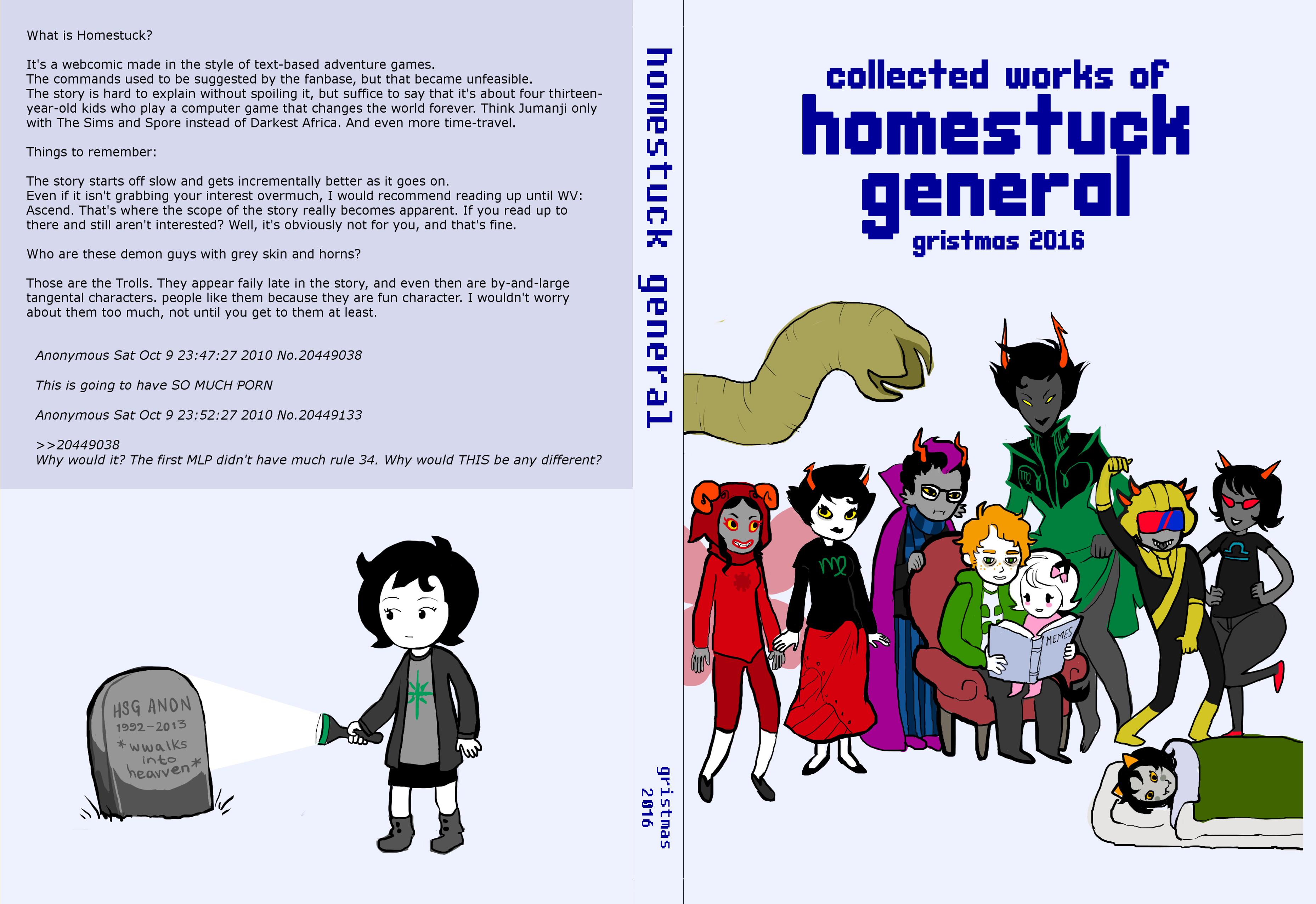 homestuck general - gristmas 2016 cover image