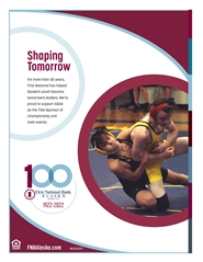  2021-22 ASAA/First National Bank Alaska Wrestling State Championships Program cover image