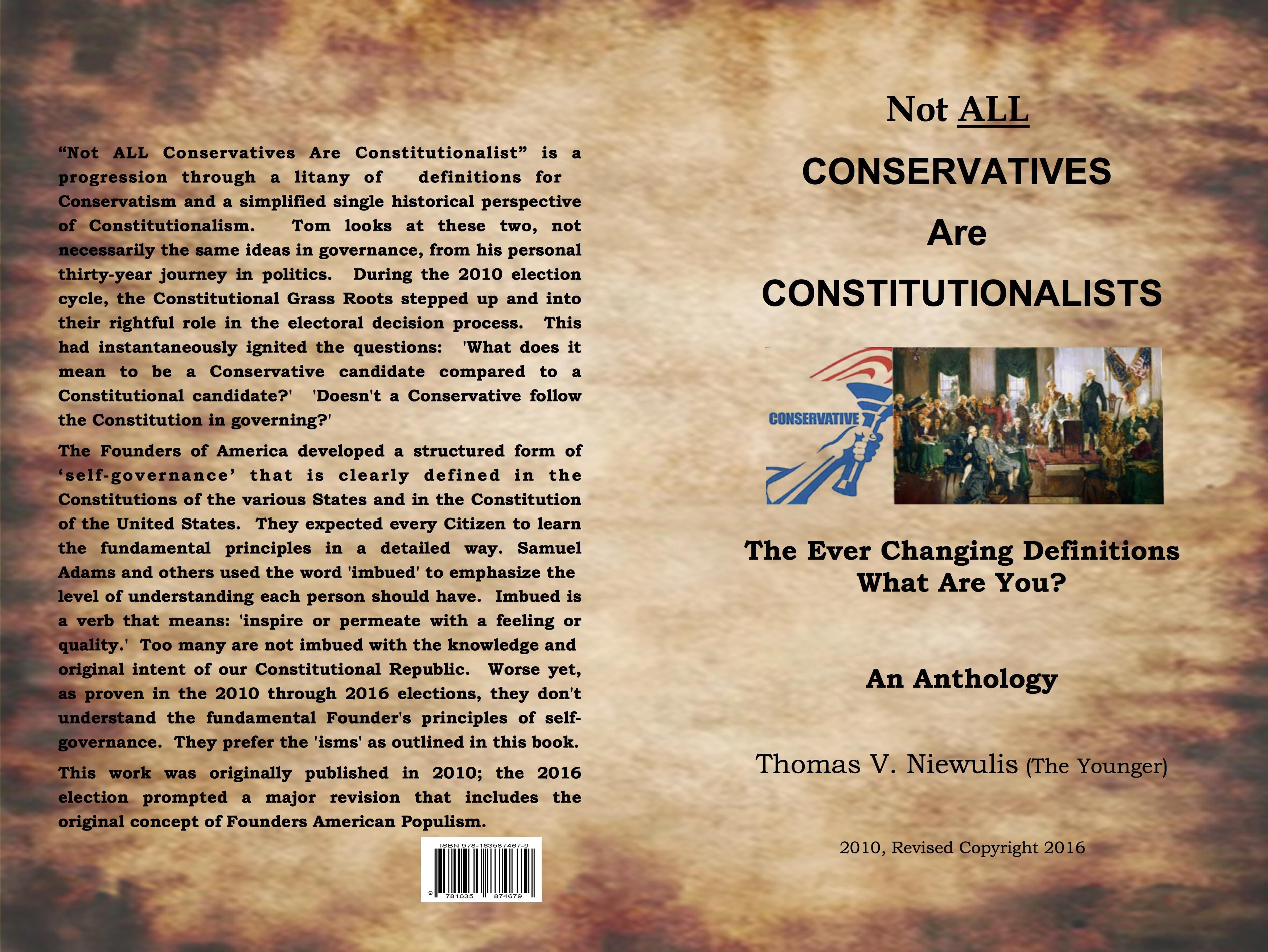 Not ALL Conservatives Are Constitutionalists cover image