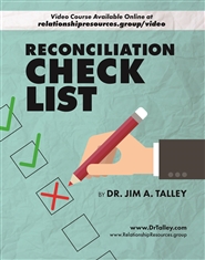  Reconciliation Check List cover image