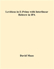 Leviticus in E-Prime with Interlinear Hebrew in IPA cover image