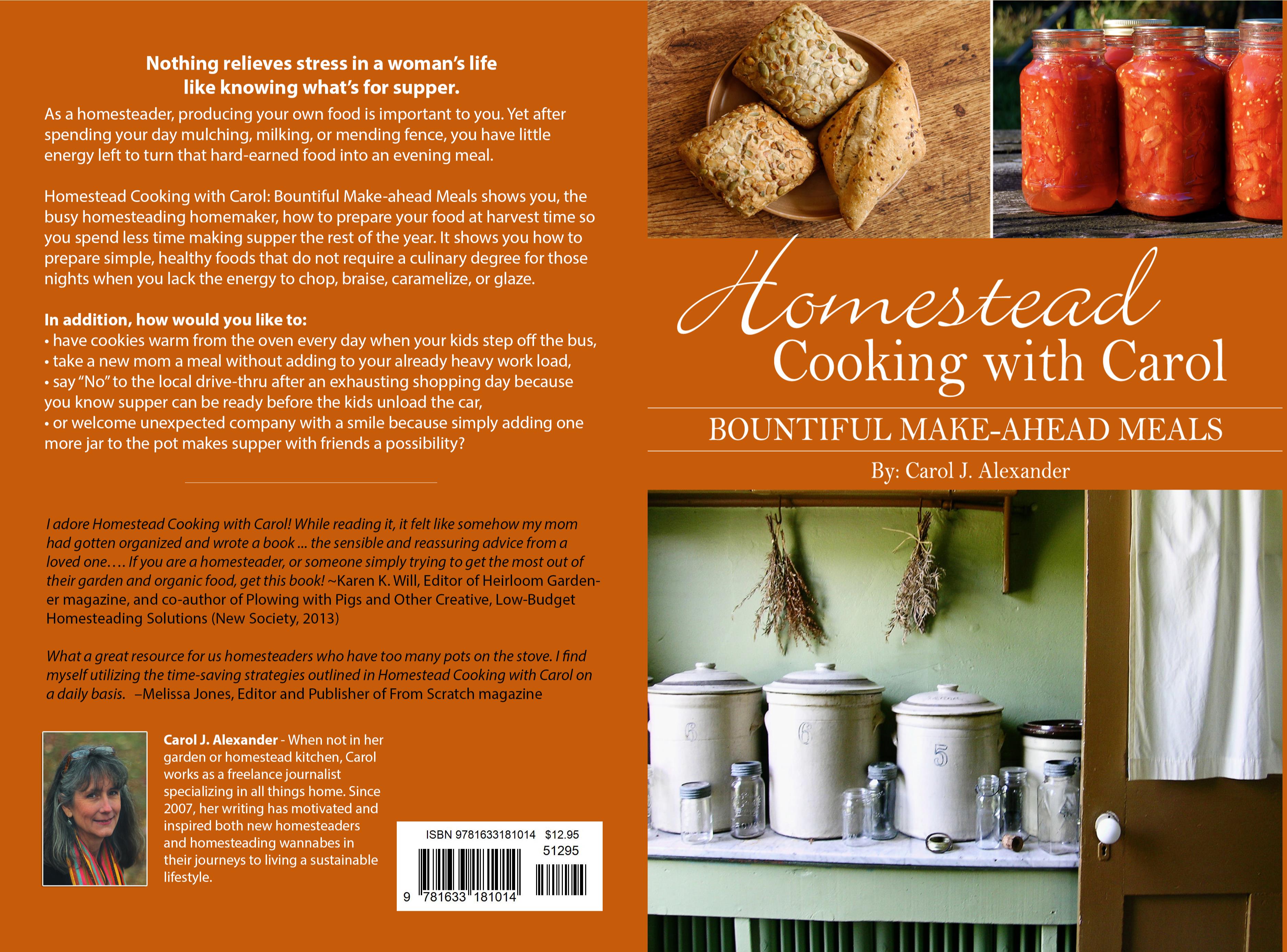 Homestead Cooking with Carol: Bountiful Make-ahead Meals cover image