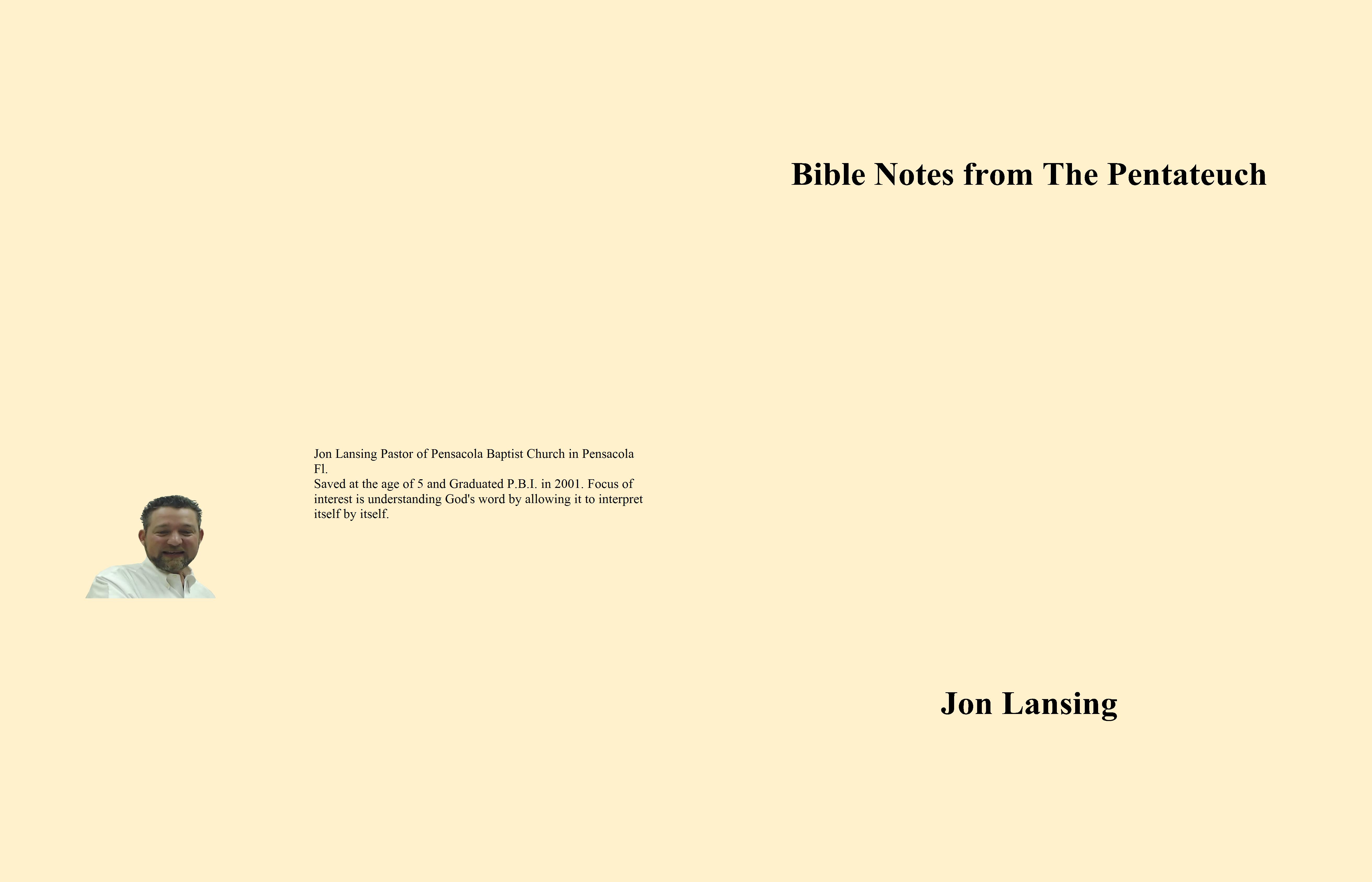 Bible Notes from The Pentateuch cover image
