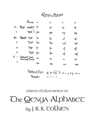 Parma Eldalamberon 20 : The Qenya Alphabet cover image