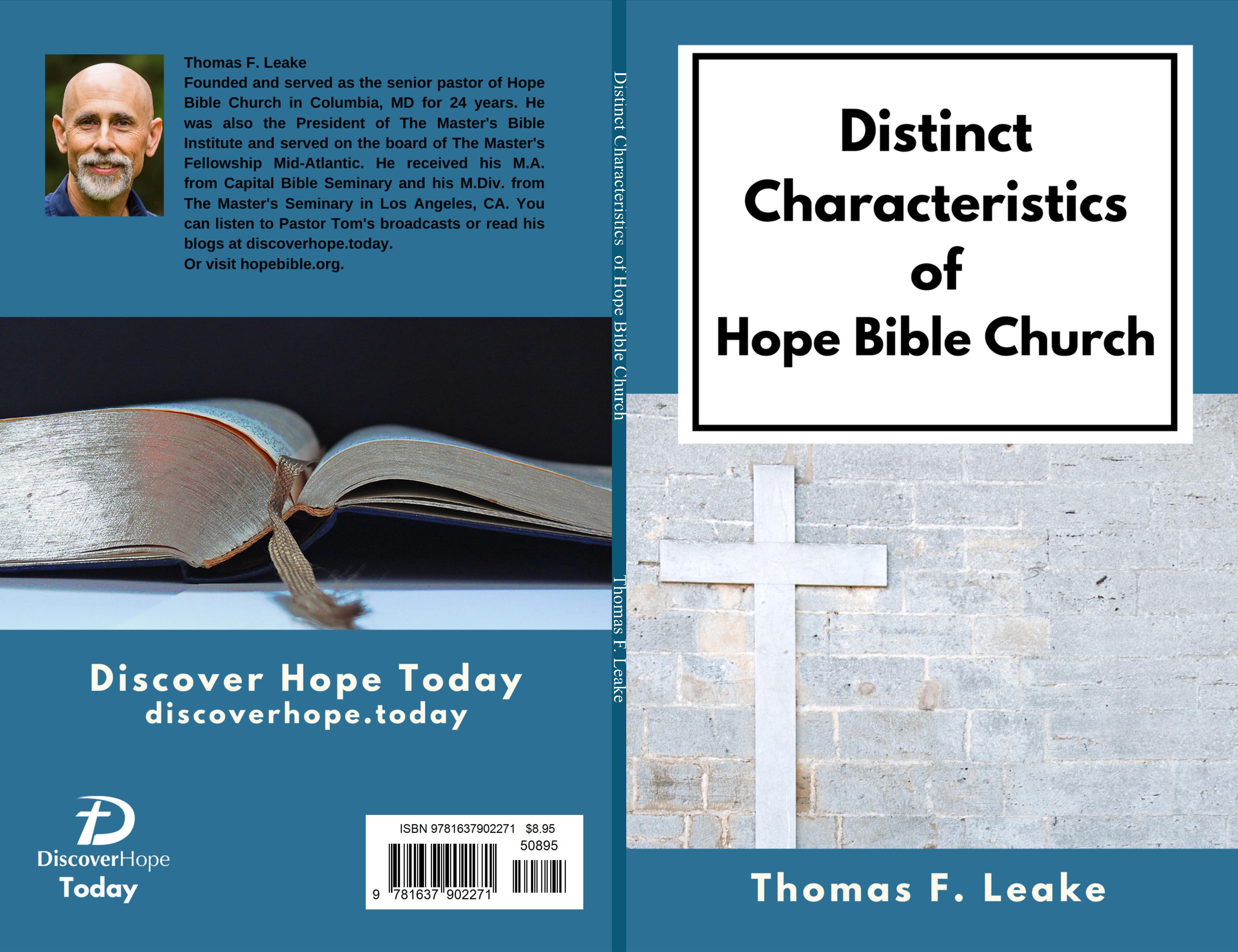 Distinct Characteristics  Of Hope Bible Church cover image
