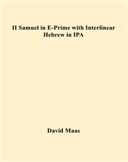 II Samuel in E-Prime with Interlinear Hebrew in IPA cover image
