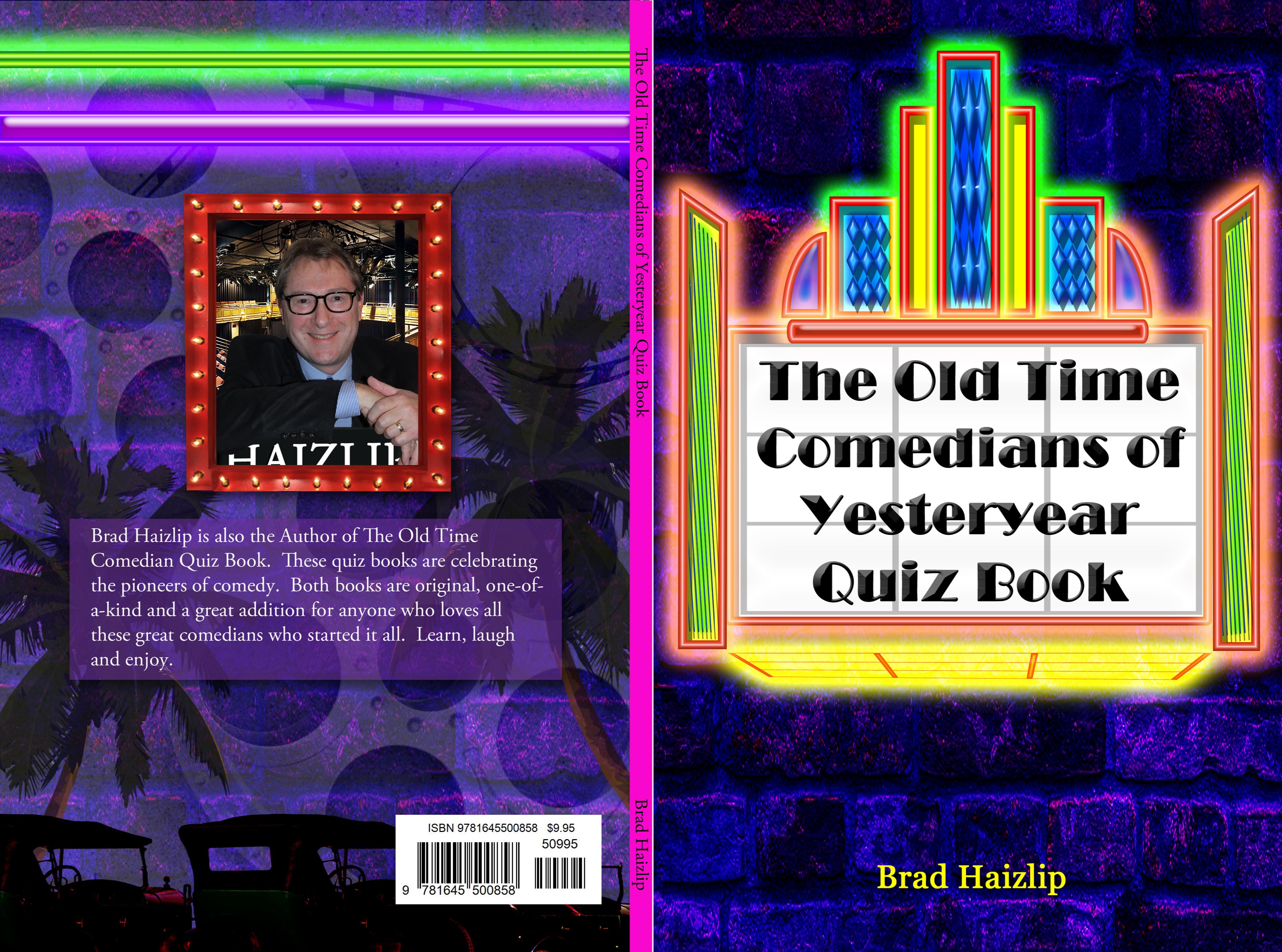 The Old Time Comedians of Yesteryear Quiz Book cover image