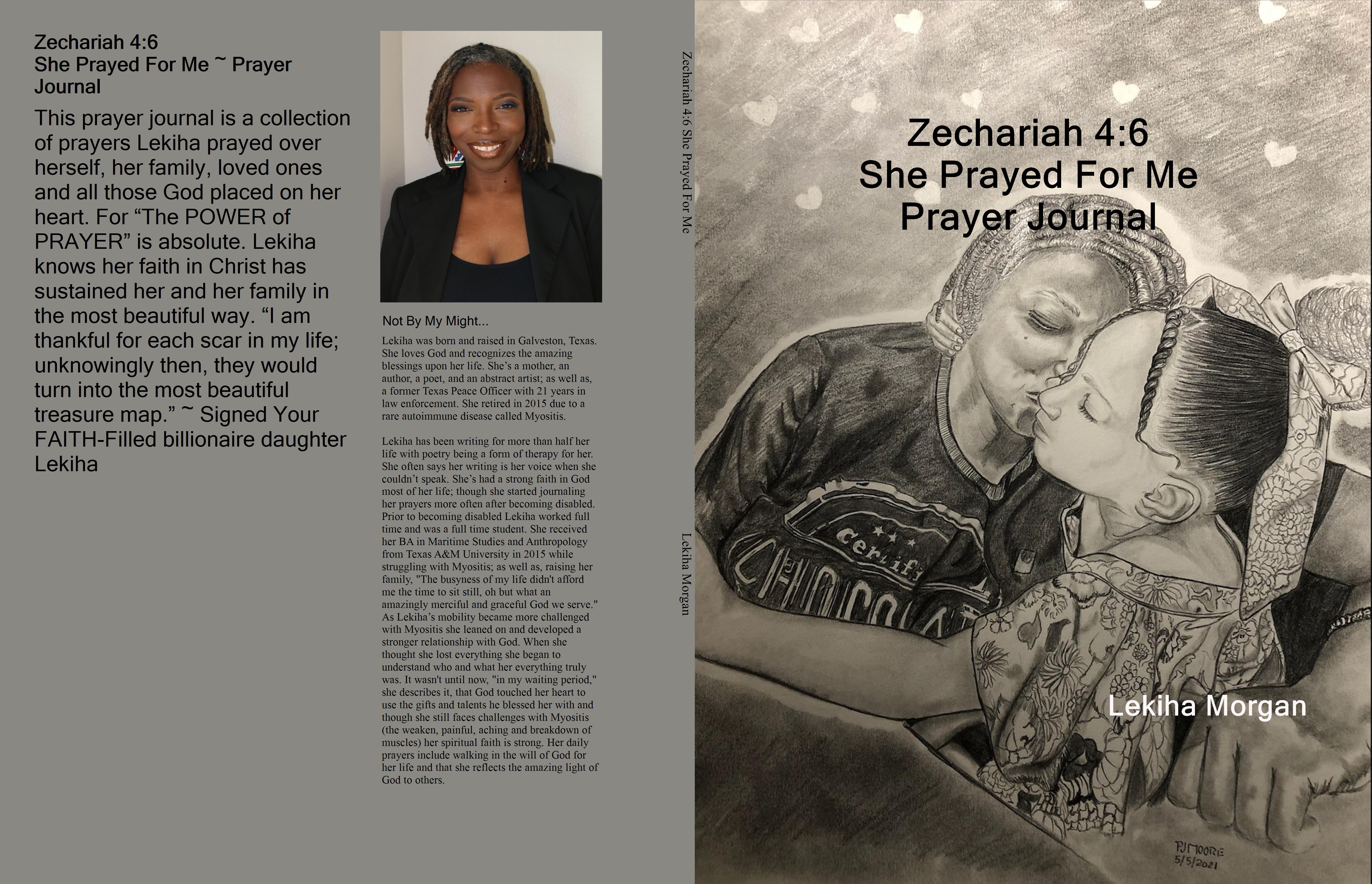 Zechariah 4:6 She Prayed For Me ~ Prayer Journal cover image