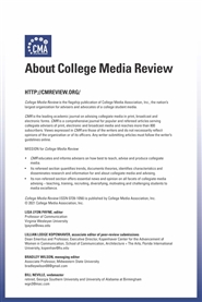 College Media Review Research Annual 2021 cover image