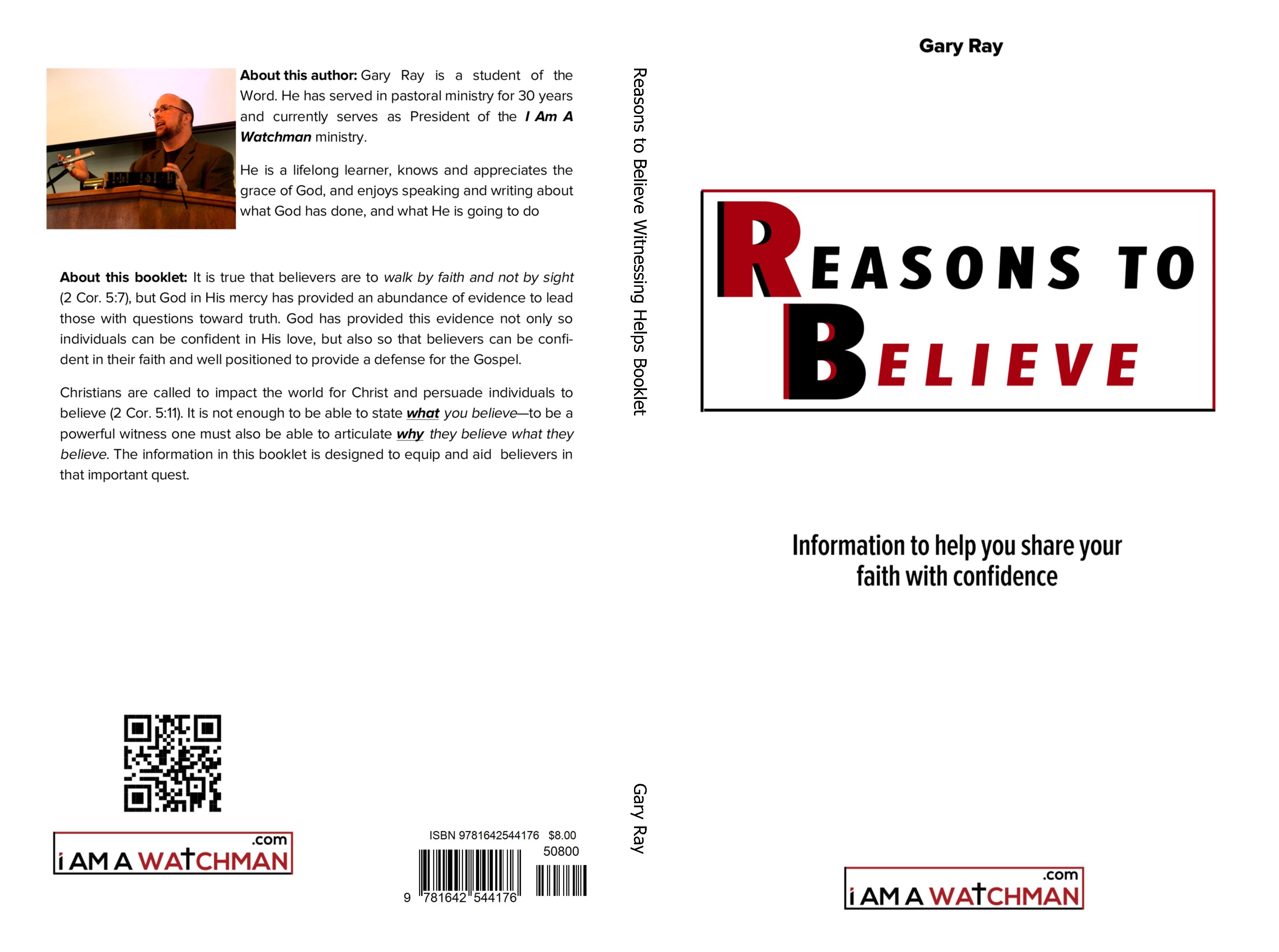 Reasons to Believe Witnessing Aid Booklet cover image