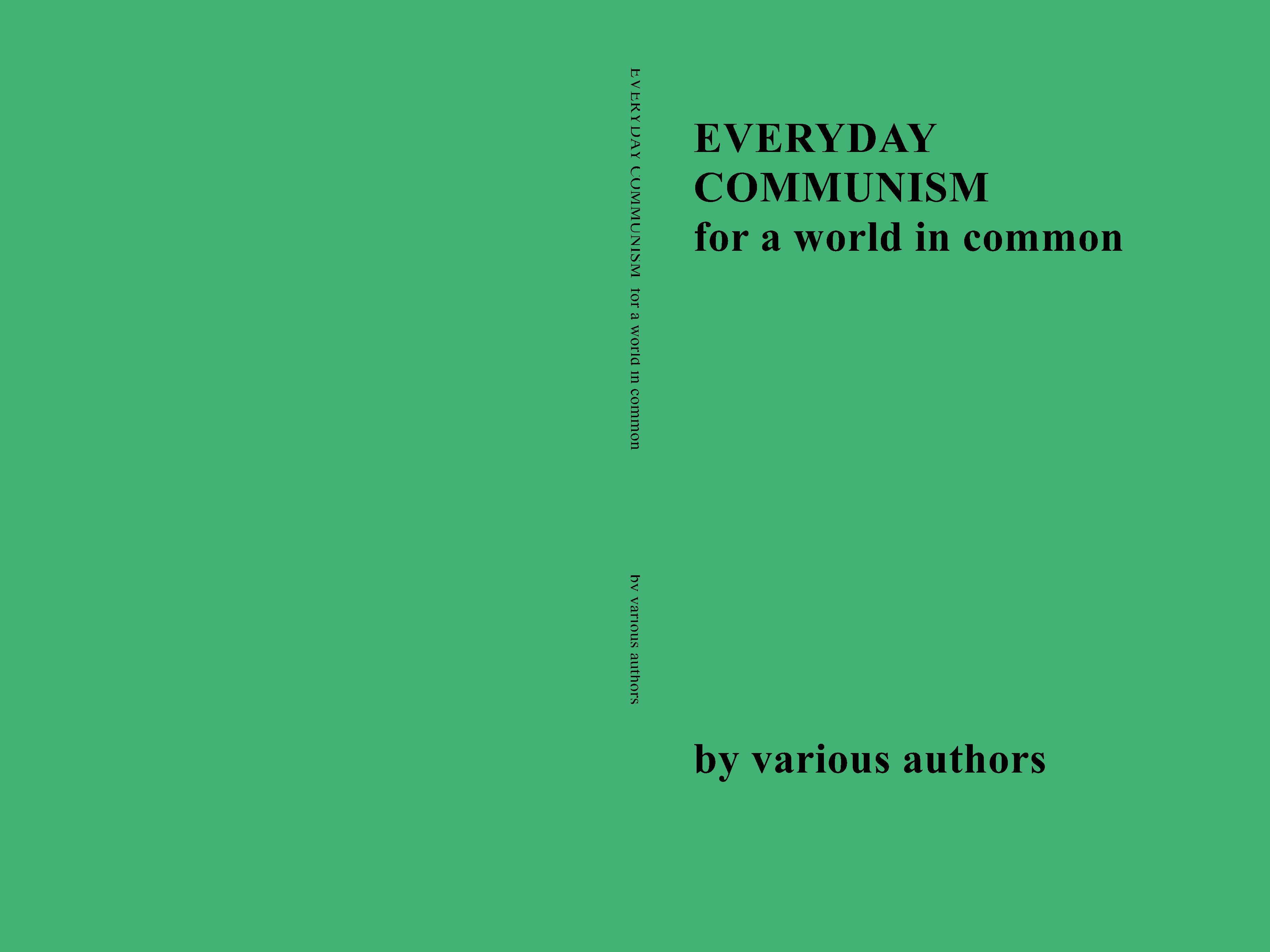 EVERYDAY COMMUNISM  for a world in common cover image