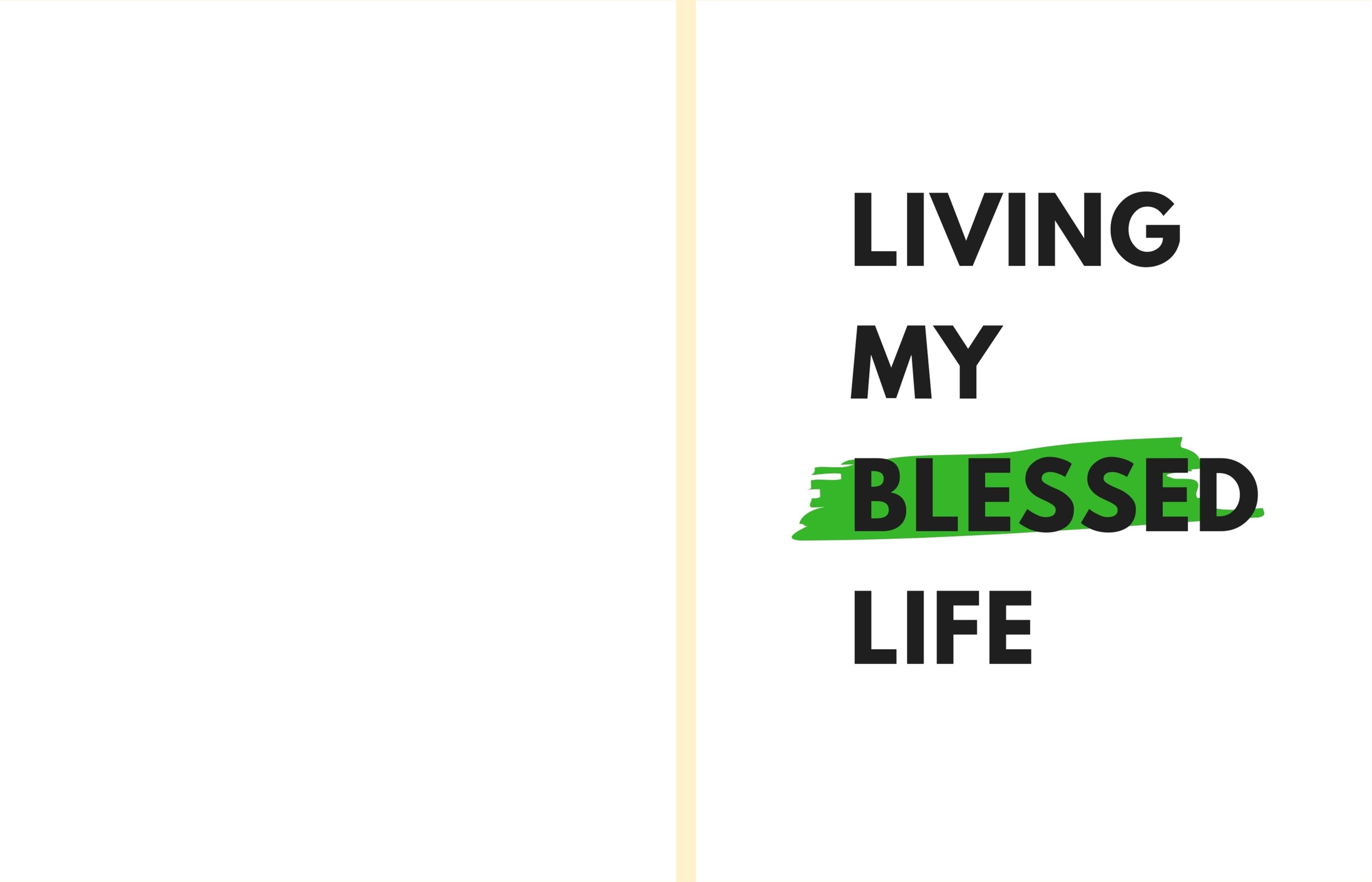 Blessed Life Notebook cover image
