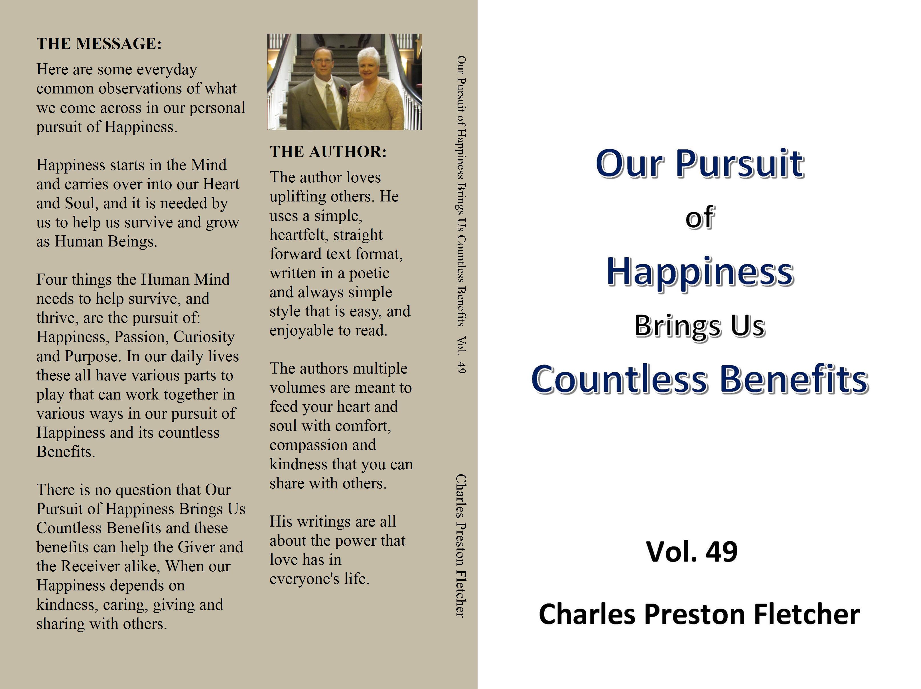 Our Pursuit of Happiness Brings Us Countless Benefits  Vol. 49 cover image