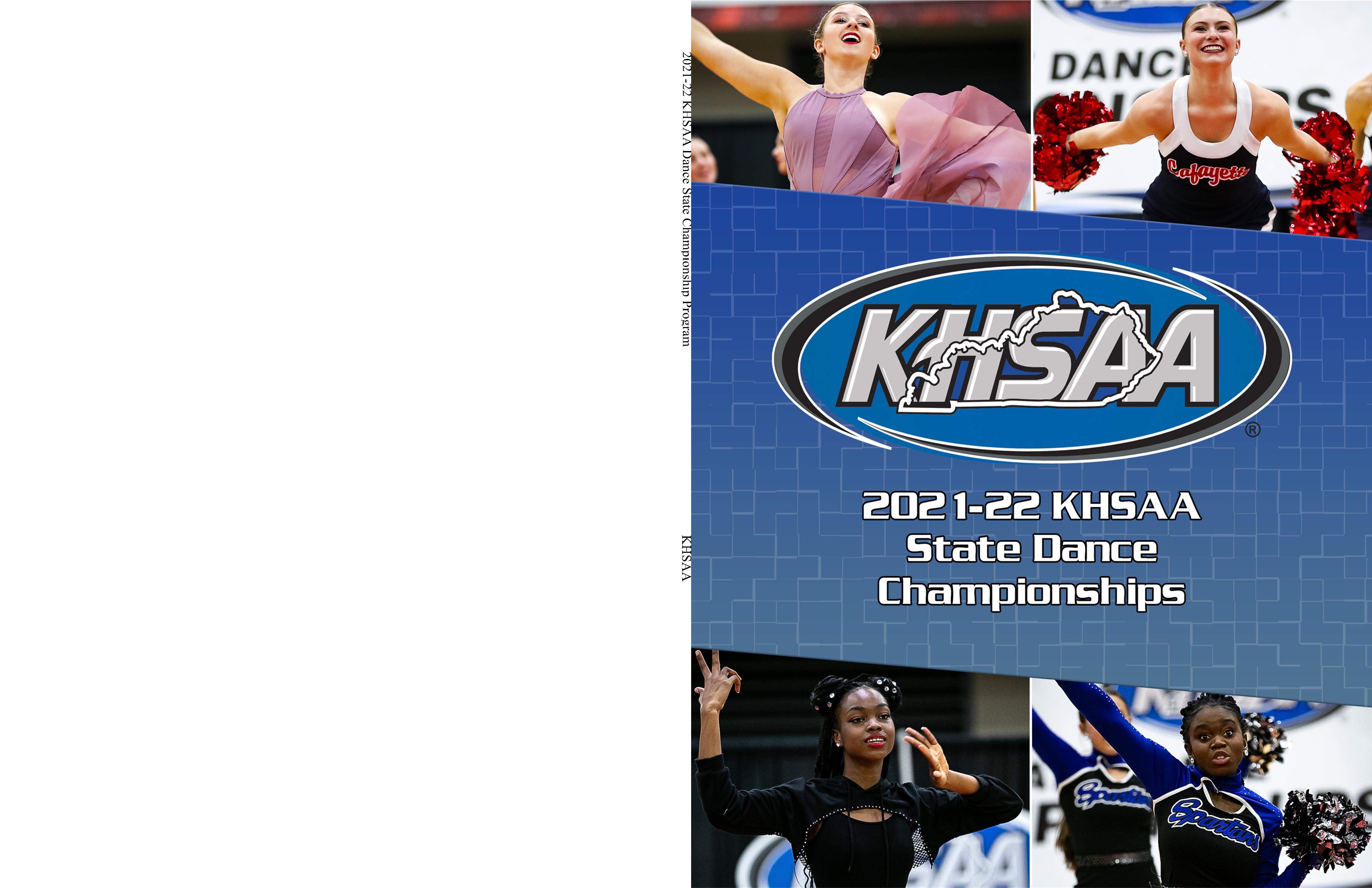 2021-22 KHSAA Dance State Championship Program (B&W) cover image