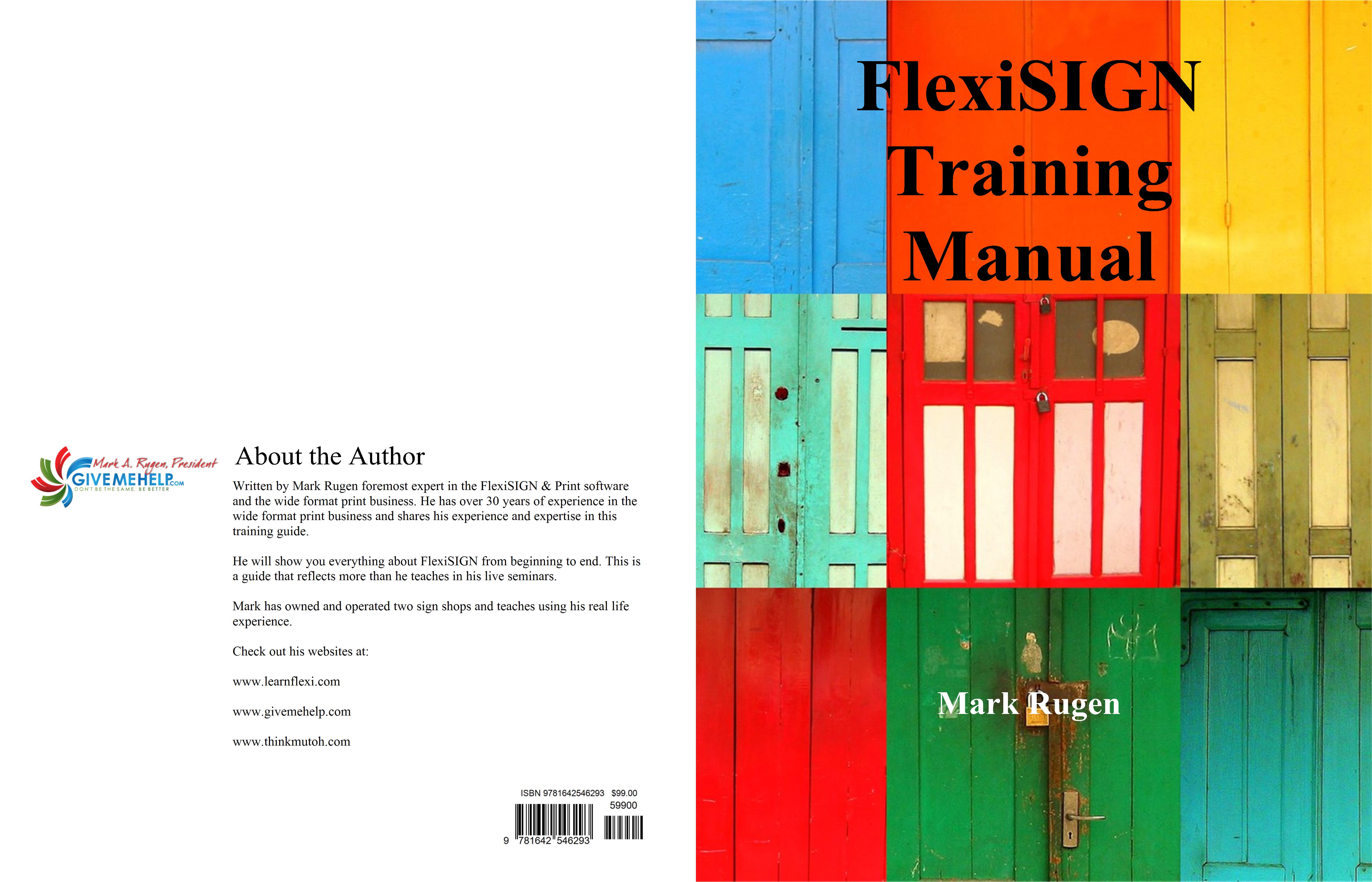 FlexiSIGN Training Manual cover image