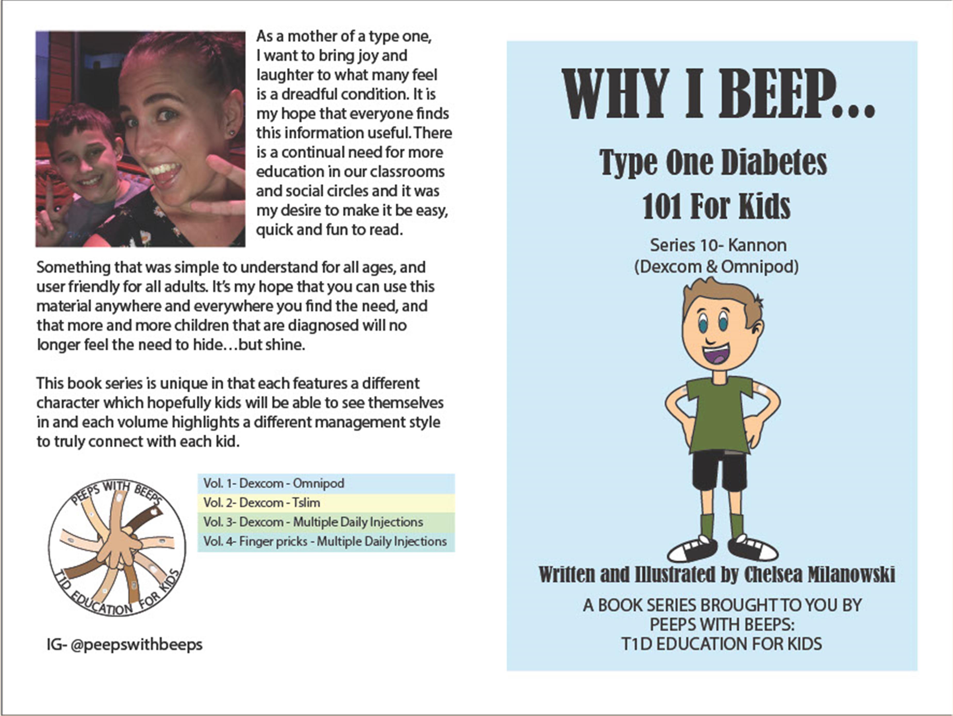 Why I beep. Type One Diabetes 101 for Kids. (Kannon - Dexcom & Omnipod) cover image