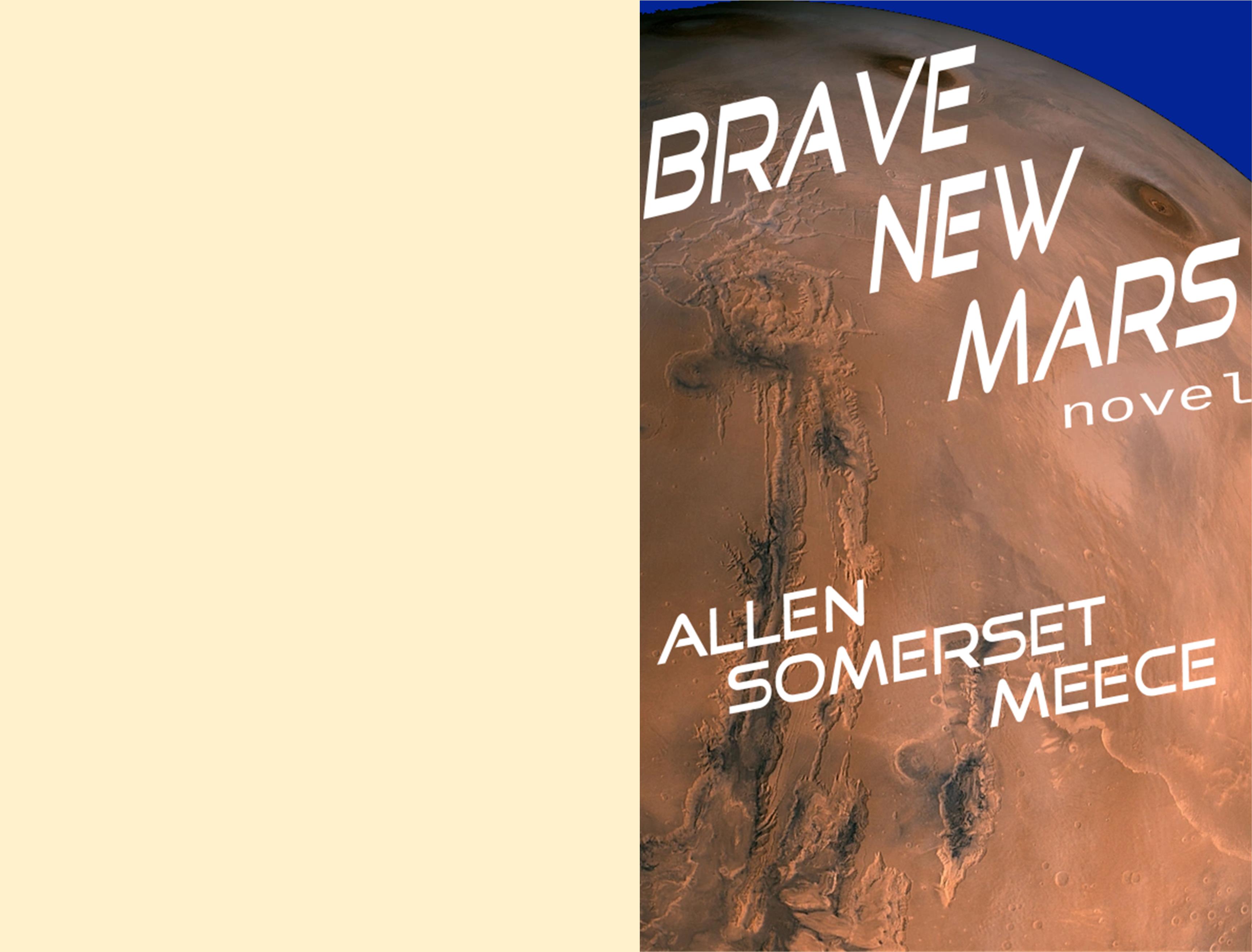 BRAVE NEW MARS, 2084 galley cover image