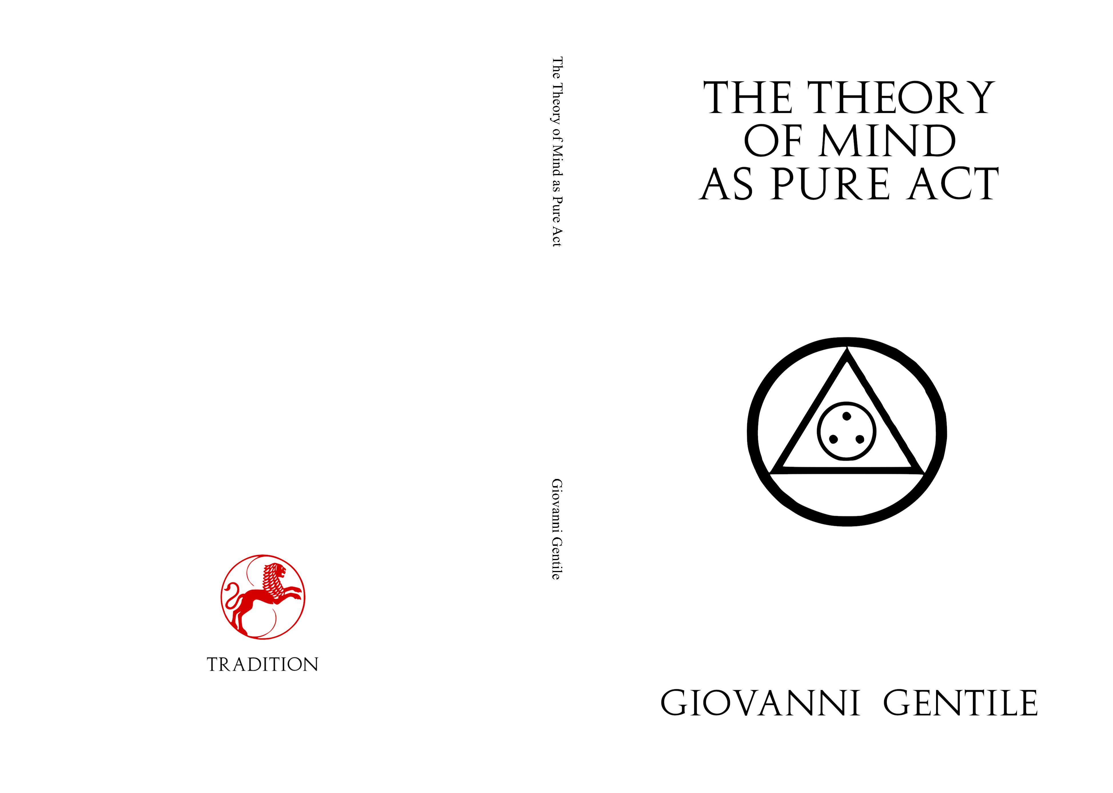 The Theory of Mind as Pure Act cover image