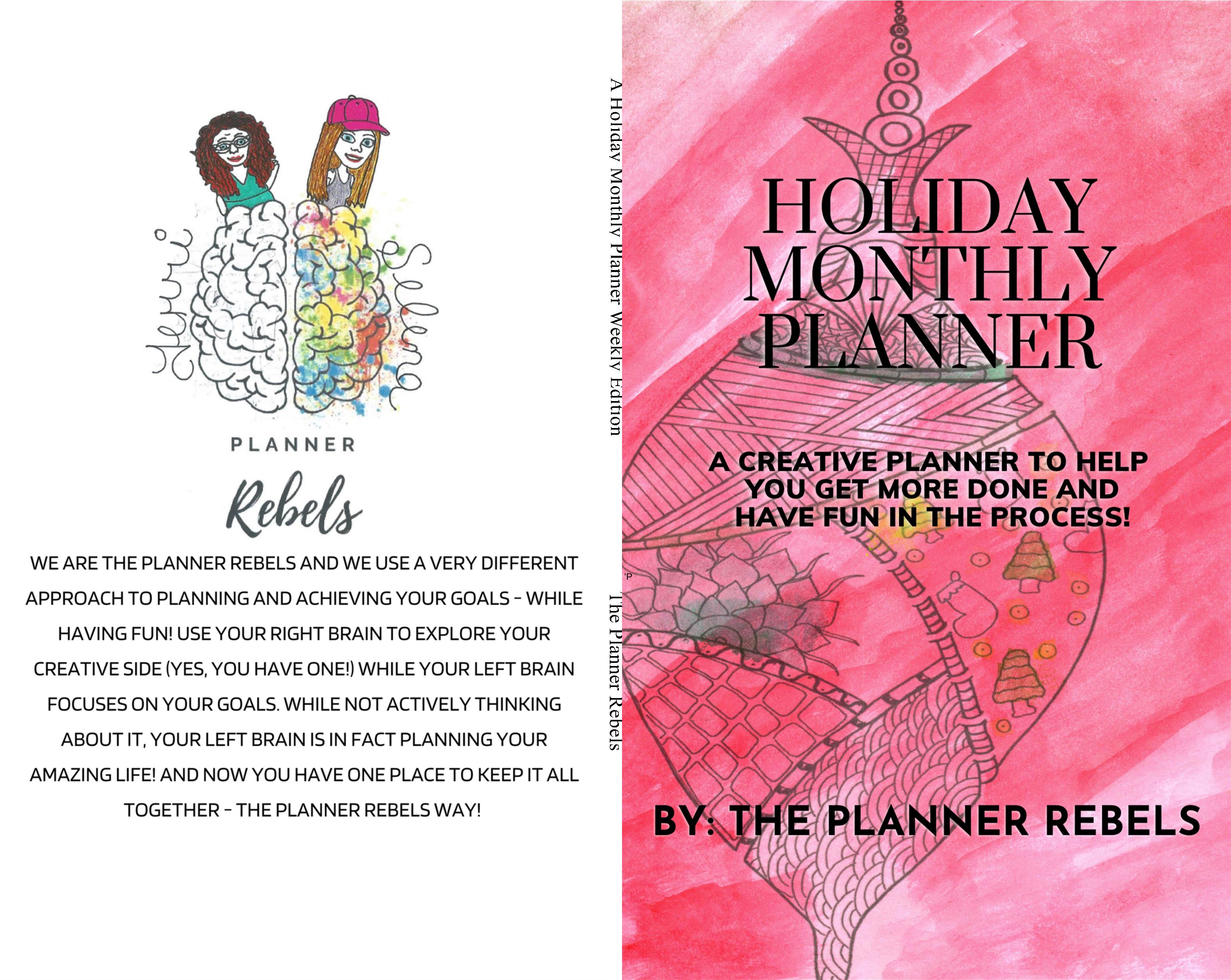 A Holiday Monthly Planner Weekly Edition cover image