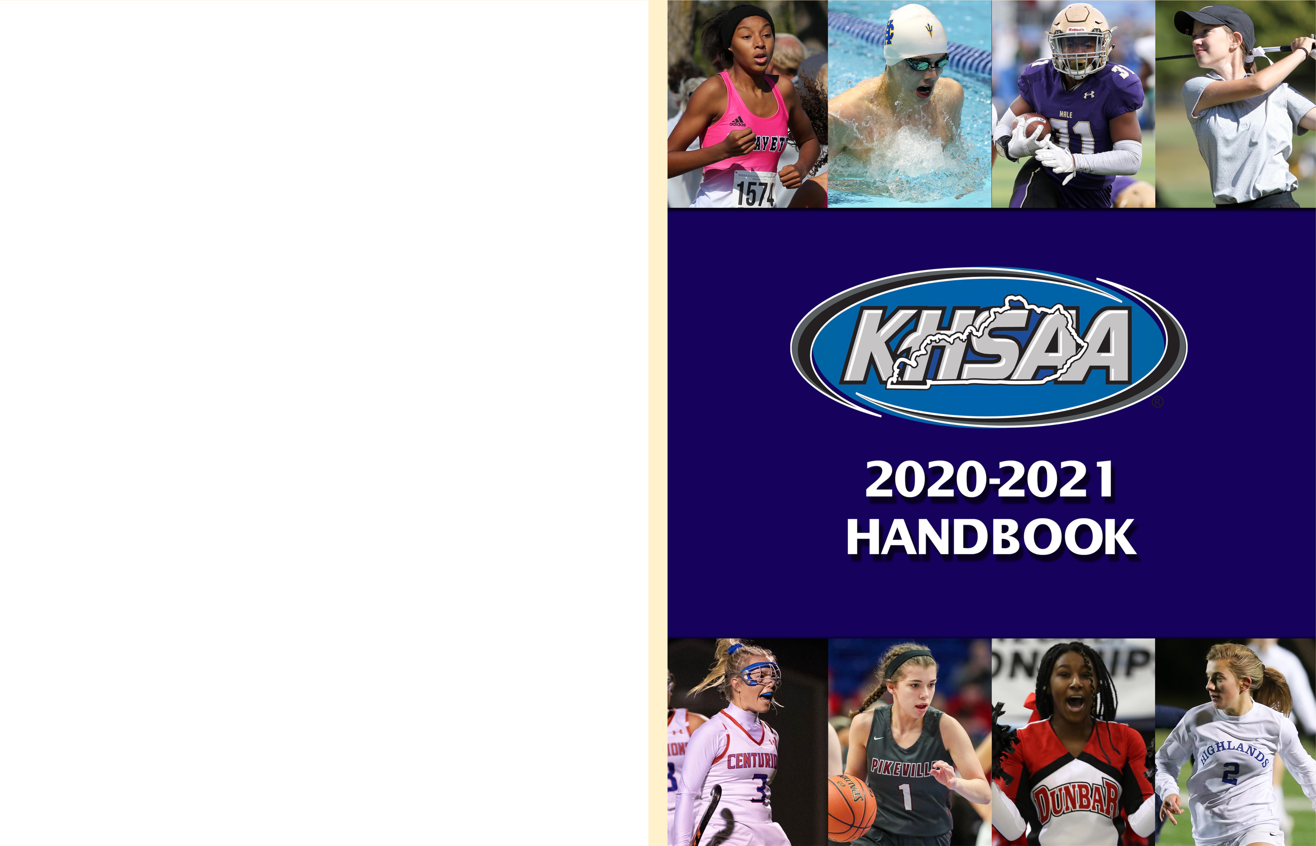 2020-2021 KHSAA Handbook cover image