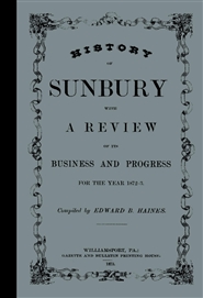 Historical Sketch And Business Review of Sunbury in 1872-3 cover image