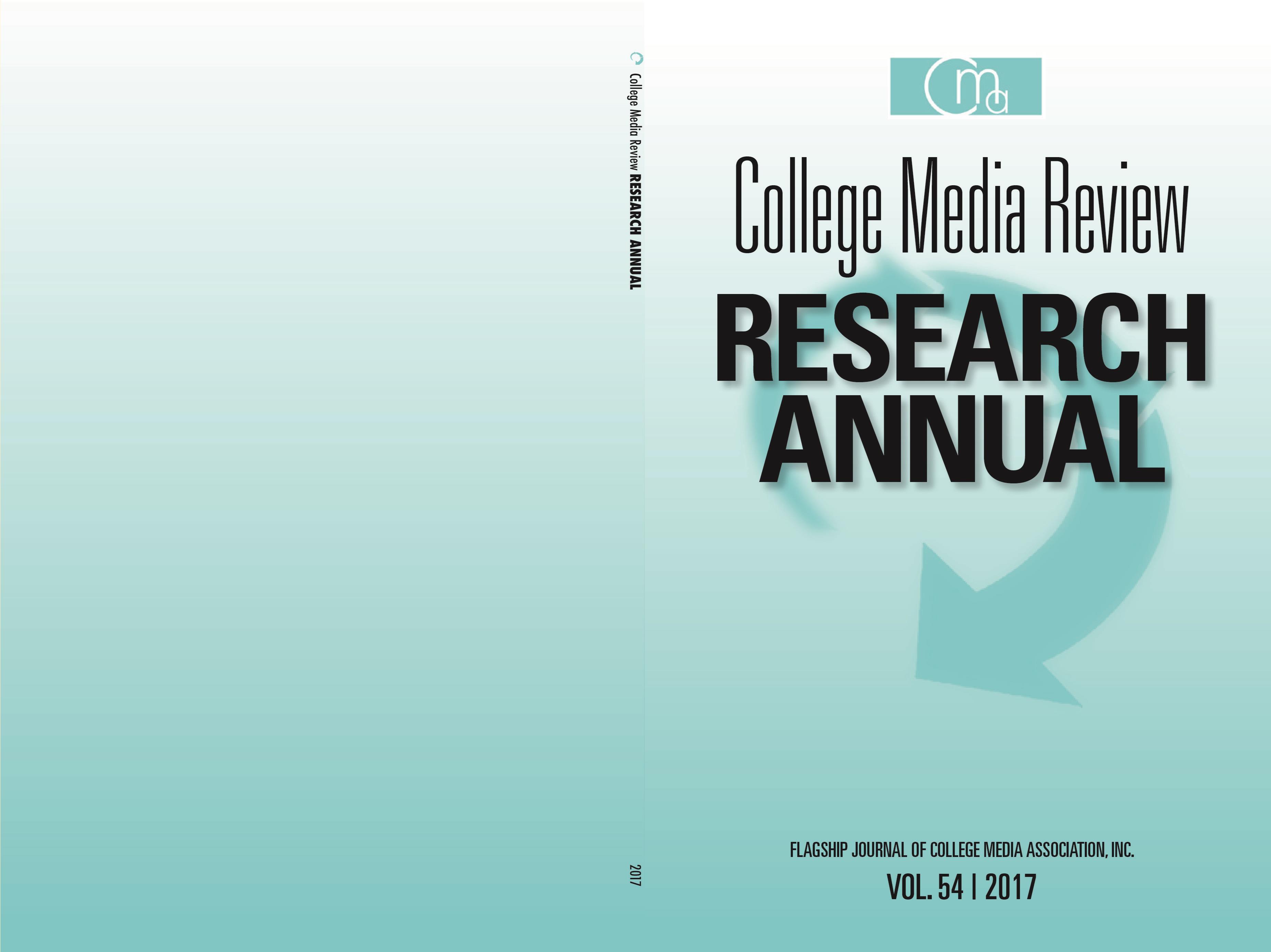 College Media Review Research Annual 2017 cover image