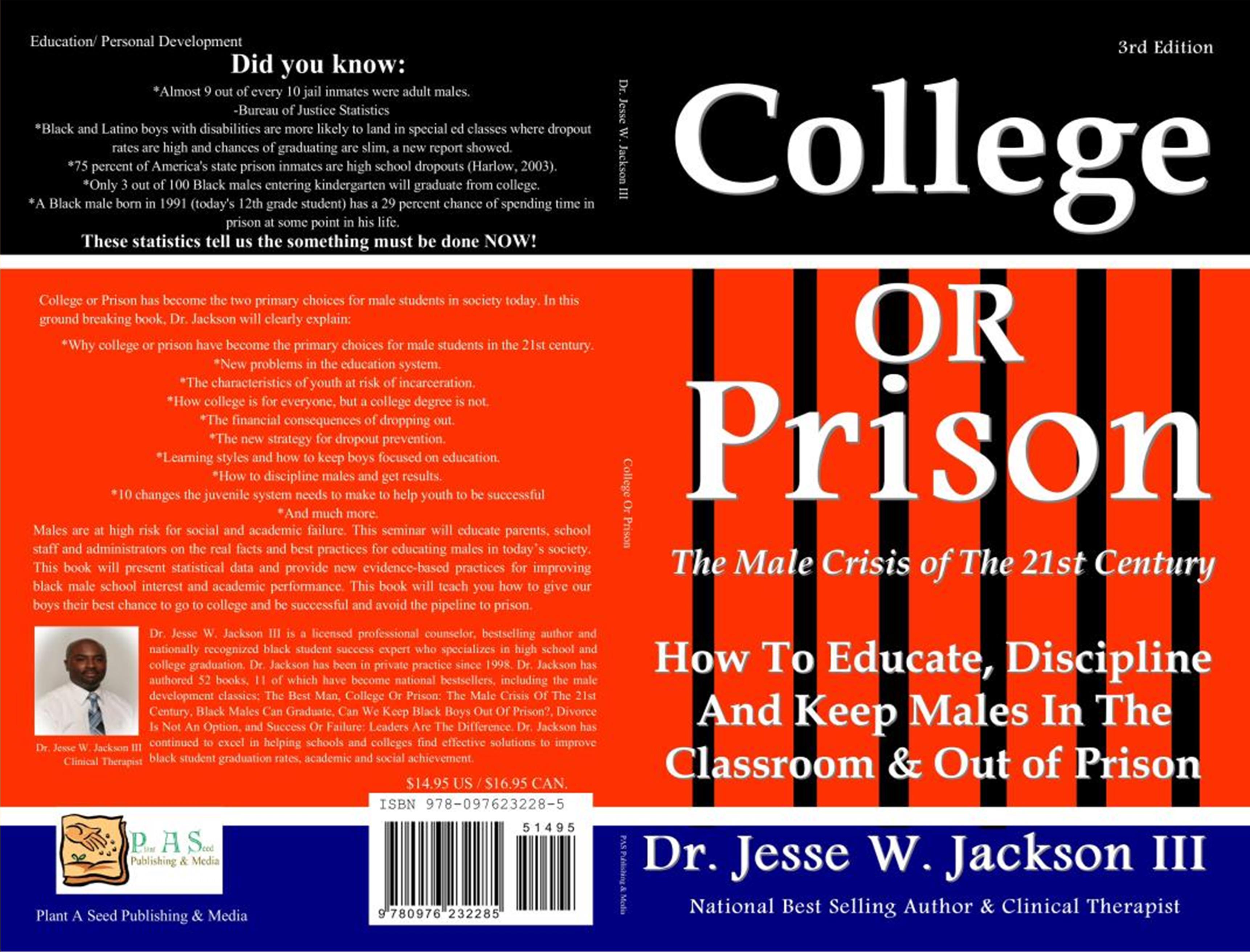College Or Prison, The Male Crisis of the 21st Century cover image