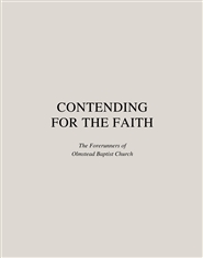 Contending for the Faith: The Forerunners of Olmstead Baptist Church cover image
