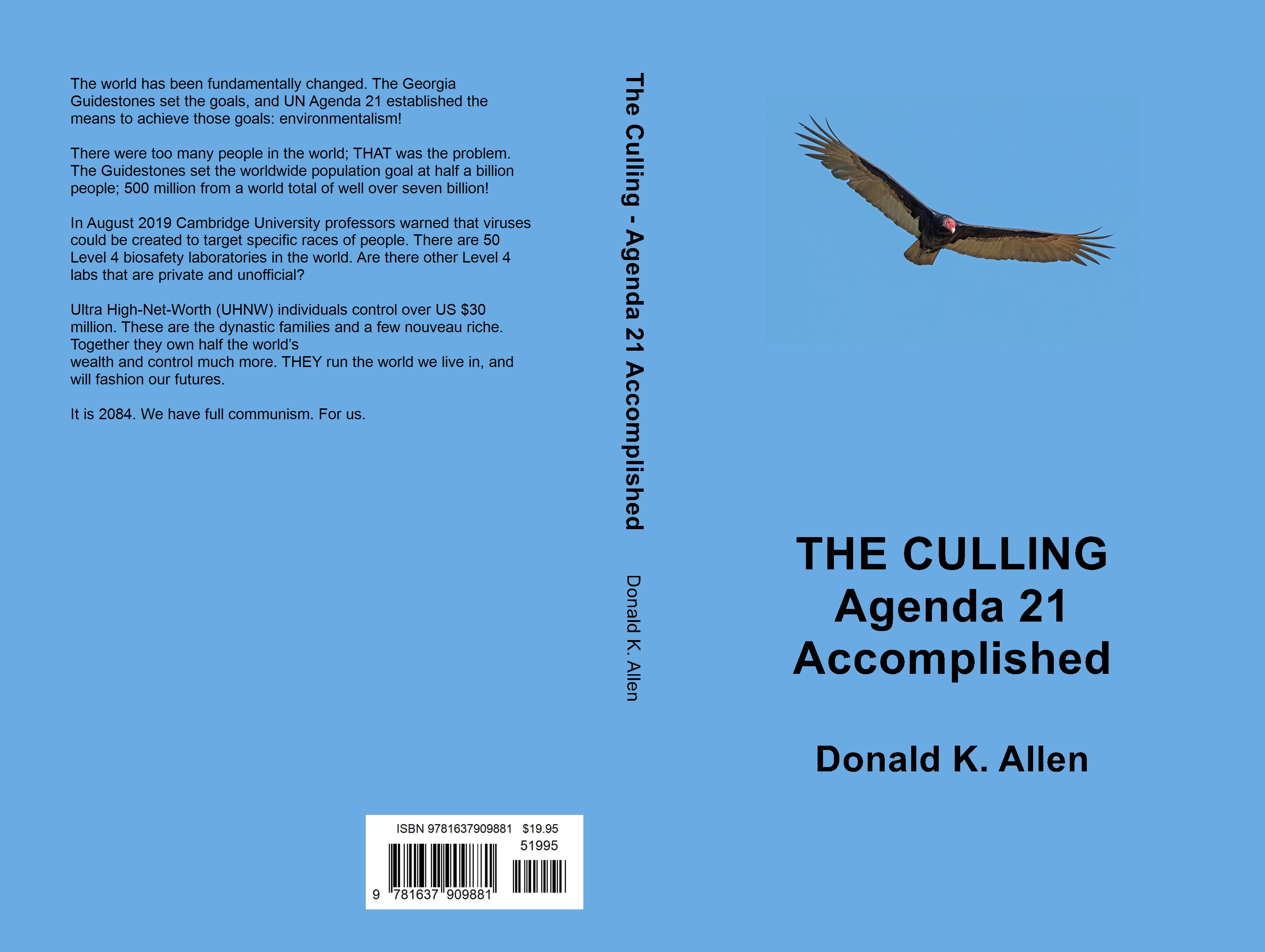 The Culling Agenda 21 Accomplished By Donald K Allen 19 95 Thebookpatch Com