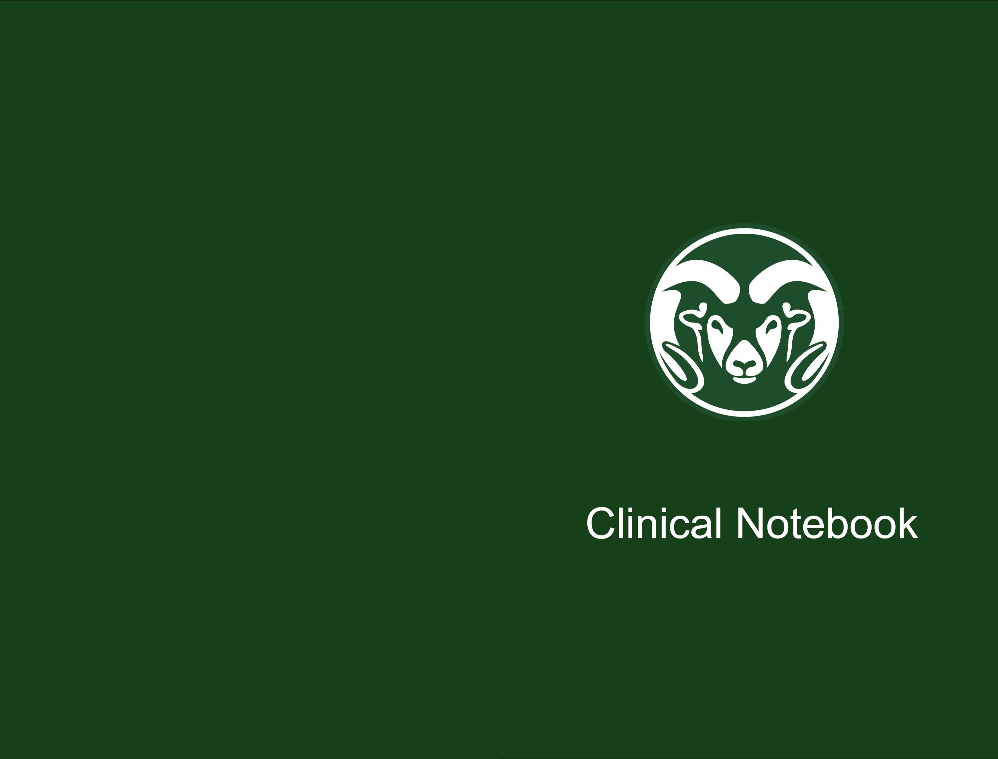 Clinical Notebook cover image