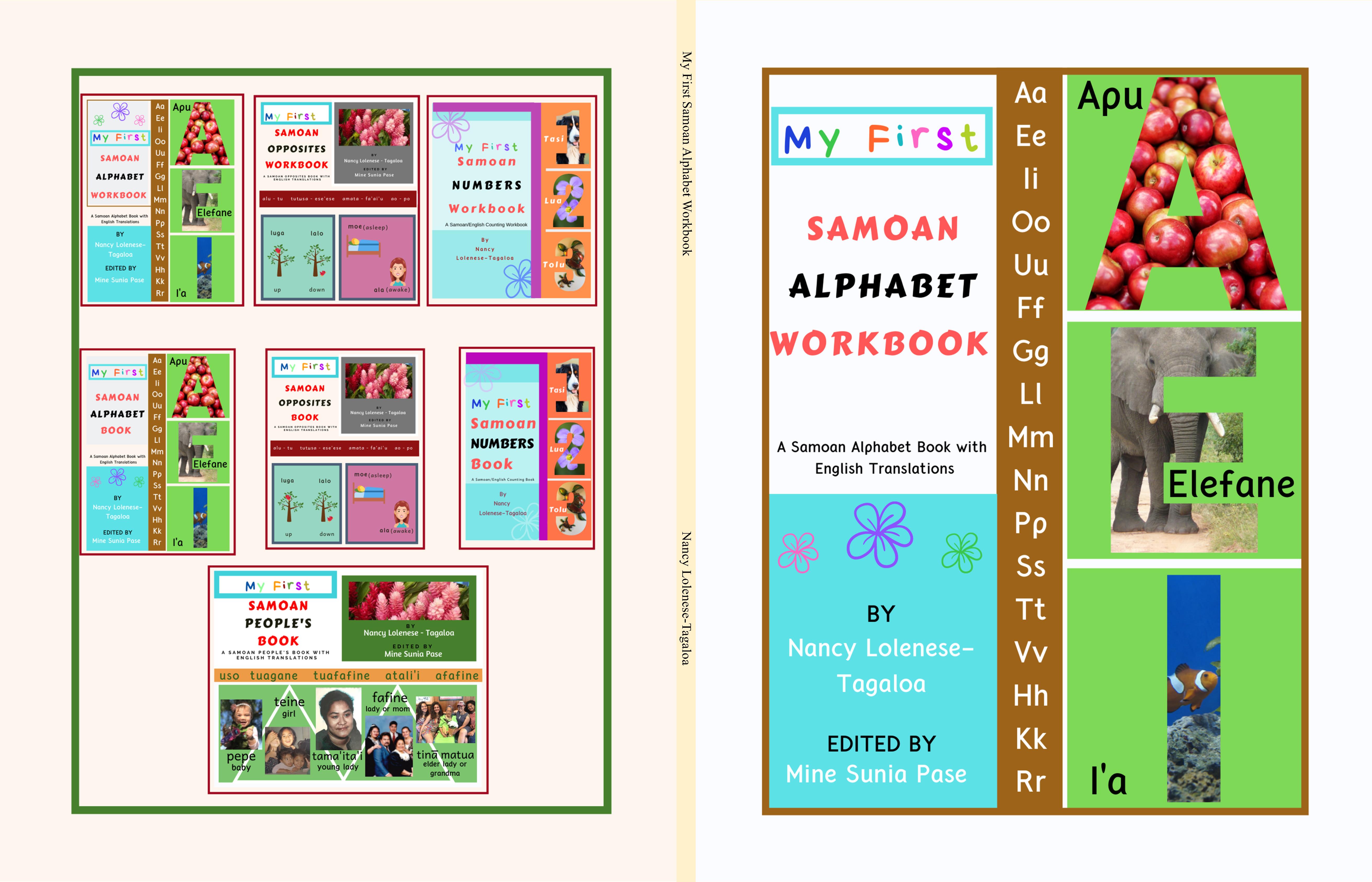My First Samoan Alphabet Workbook  cover image