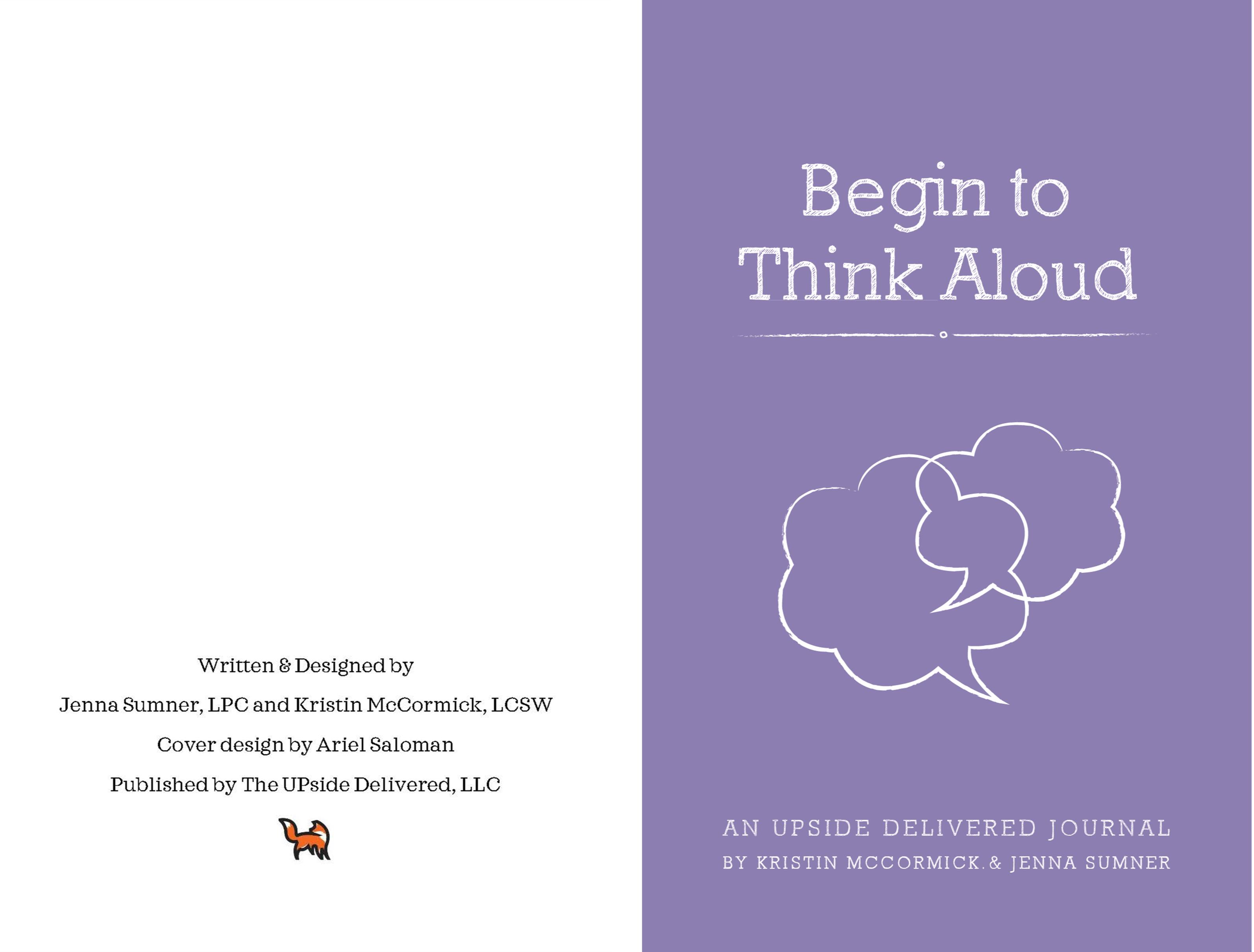 Begin to Think Aloud cover image