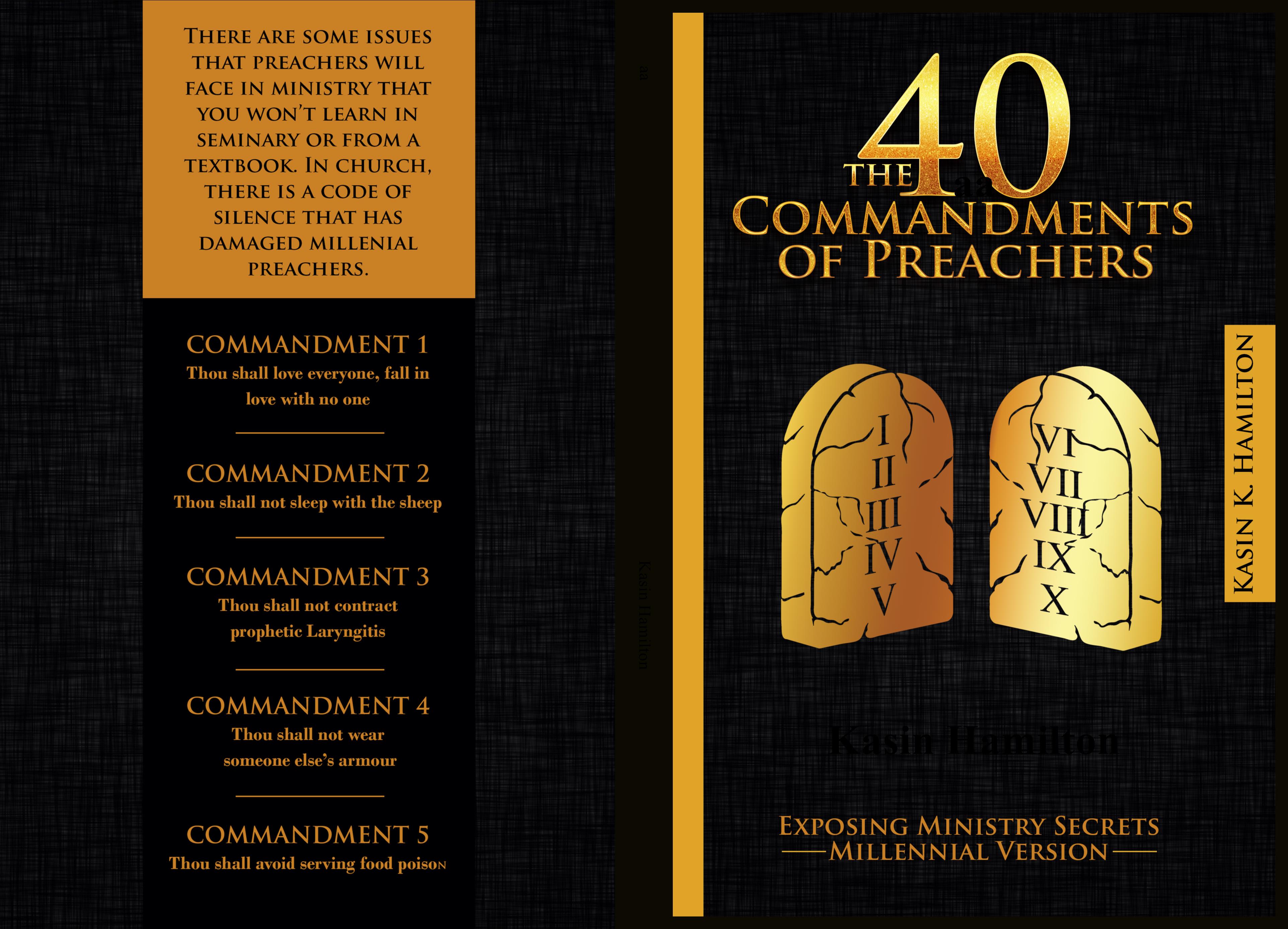 The 40 Commandments of Preachers: Exposing Ministry Secrets  cover image