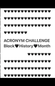 Acronyms Challenge Black History Month cover image