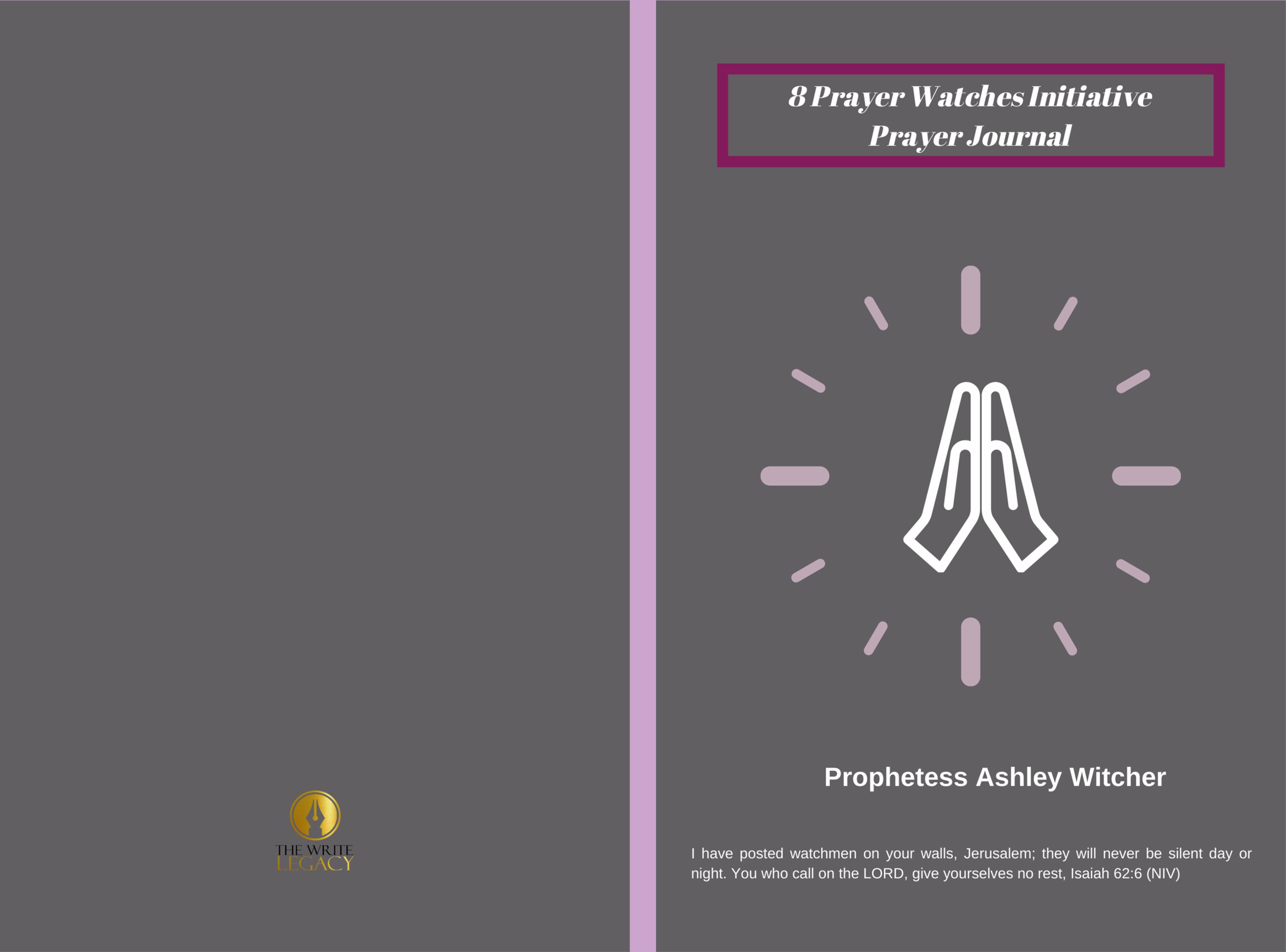 8 Prayer Watches Prayer Journal cover image