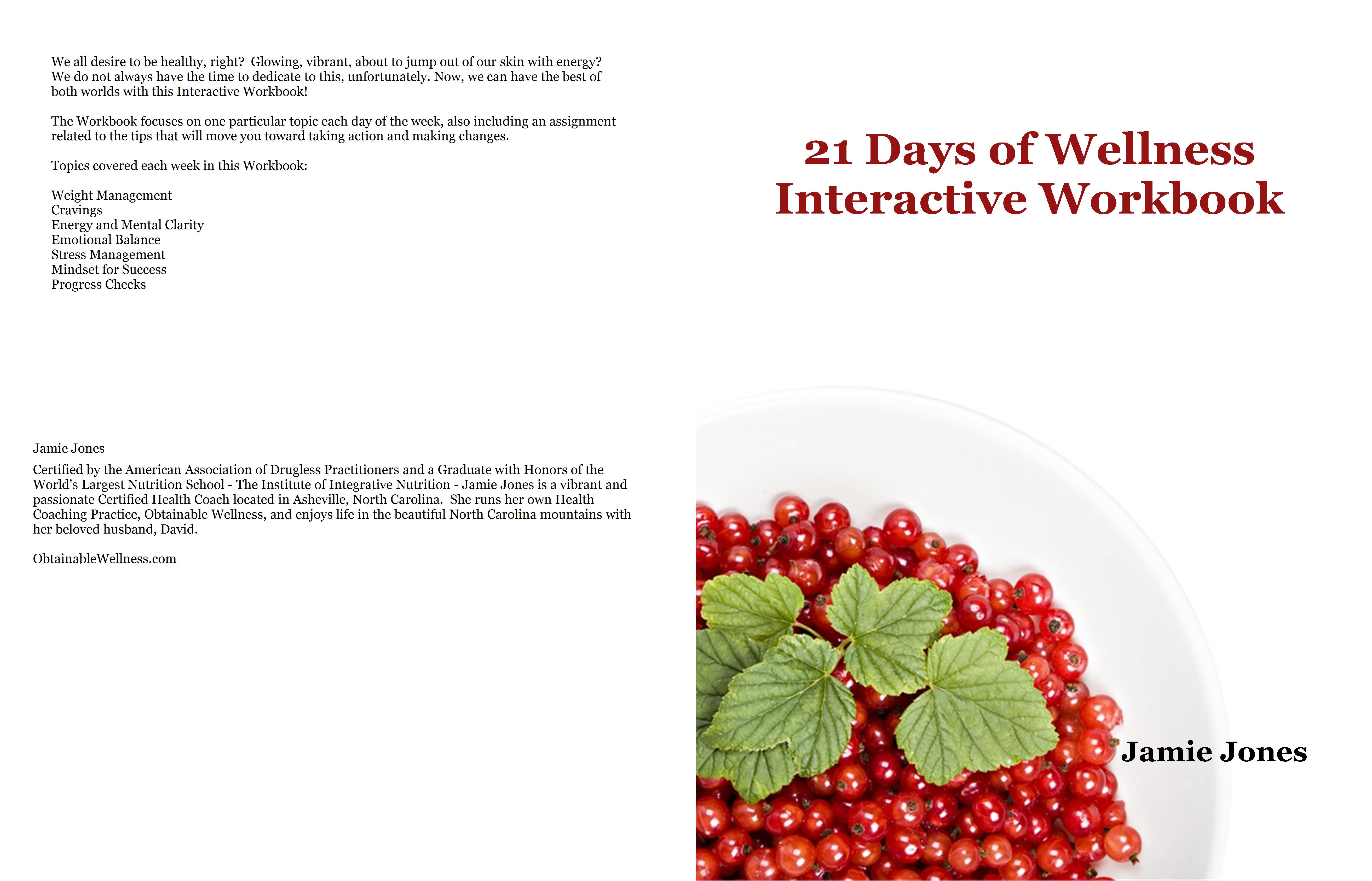 21 Days of Wellness Interactive Workbook cover image