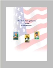 The Black Heritage Series  Premier  Stamp Album cover image