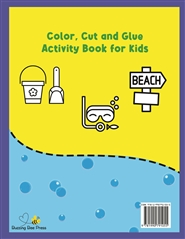Scissor Skills Book for Kids: Fun at the Beach: Cutting Practice Workbook cover image