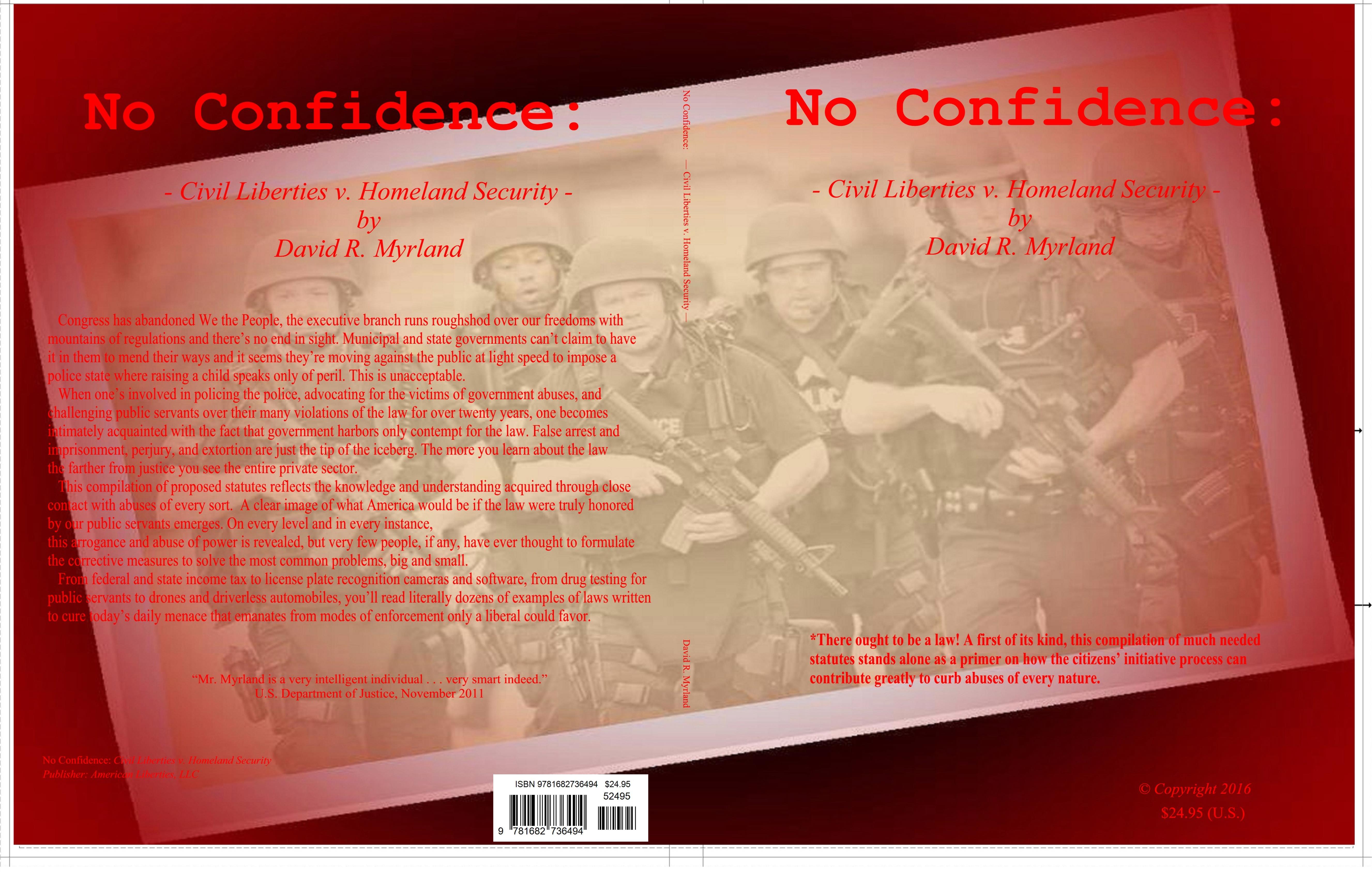 No Confidence: - Civil Liberties v. Homeland Security - cover image