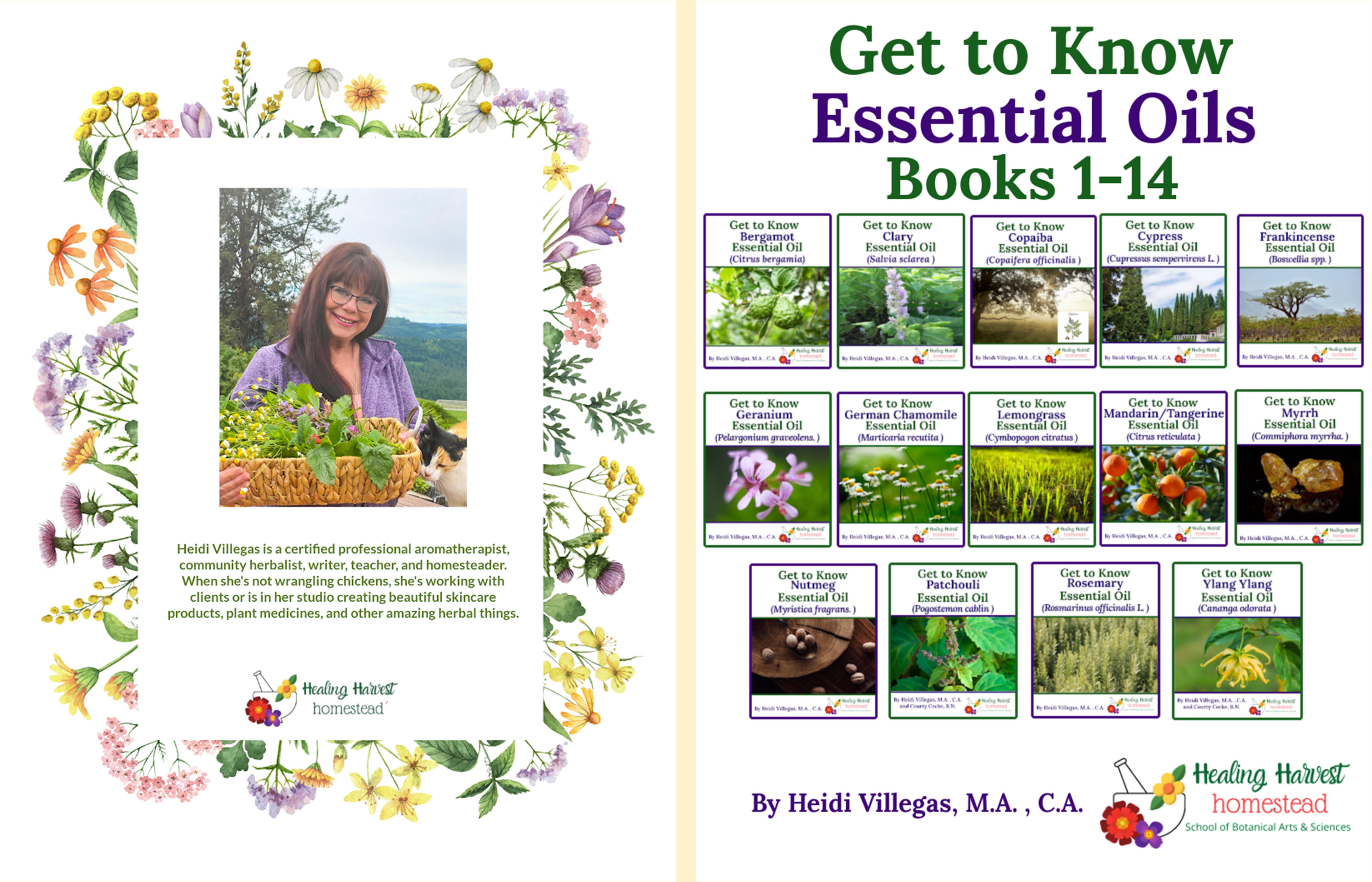 Getting to Know Essential Oils Book 1-14 cover image