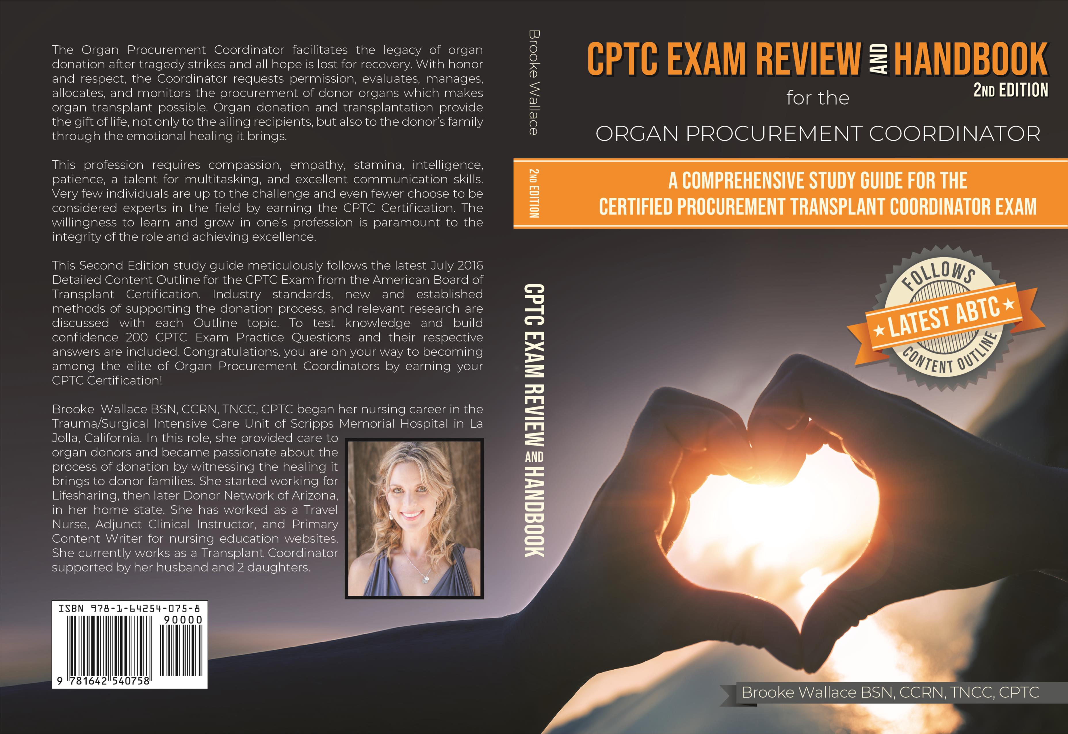 CPTC Exam Review and Handbook for the Organ Procurement Coordinator, Second Edition cover image