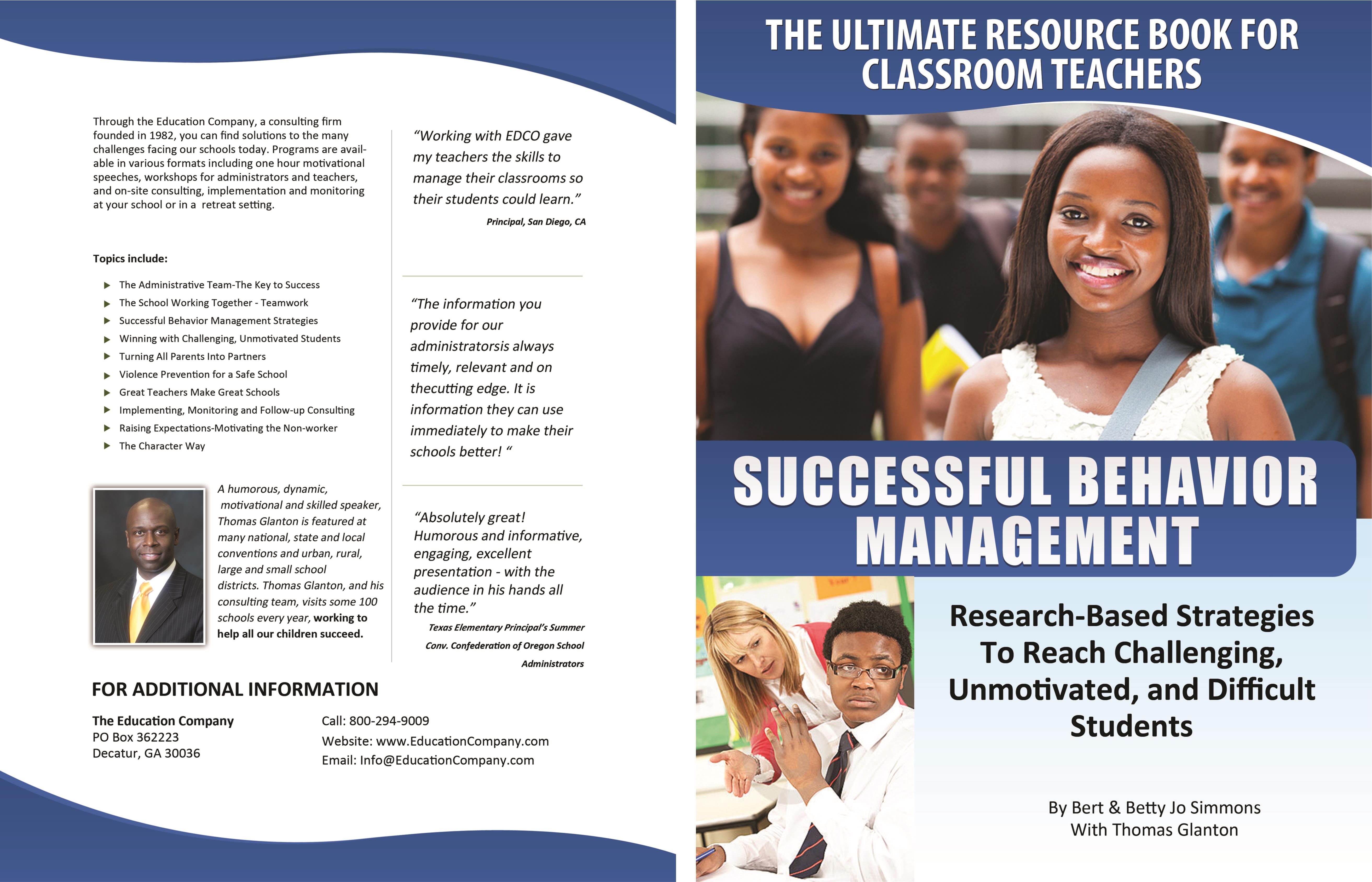 EDCO Successful Behavior Management - A Guide for Teachers cover image