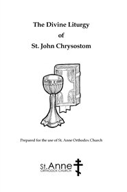The Divine Liturgy of St John Chrysostom cover image