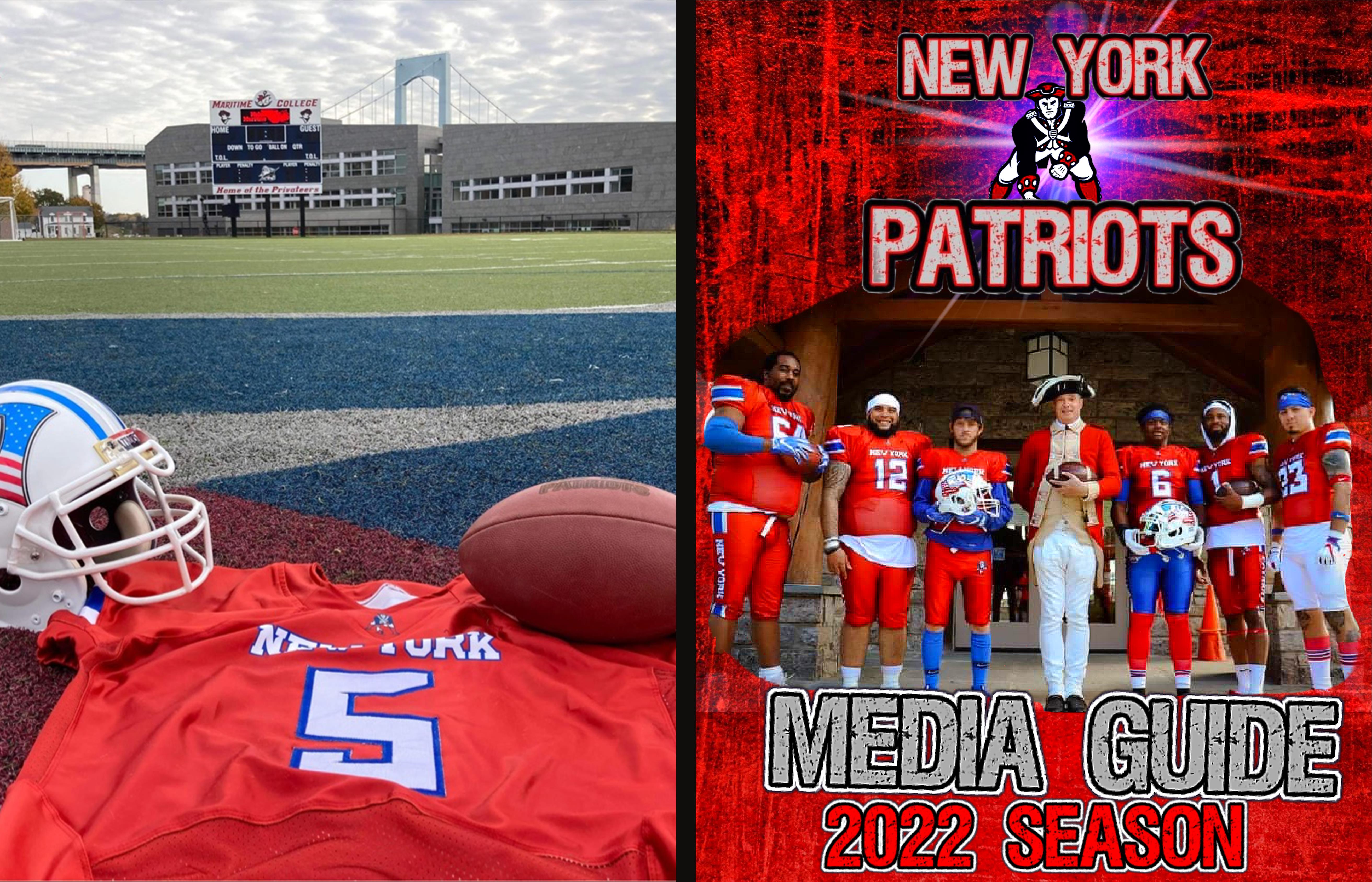 New York Patriots 2022 Media Guide & Yearbook cover image
