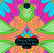 Mini Coloring Book RELAXING PATTERNS TO CALM YOUR MIND cover image