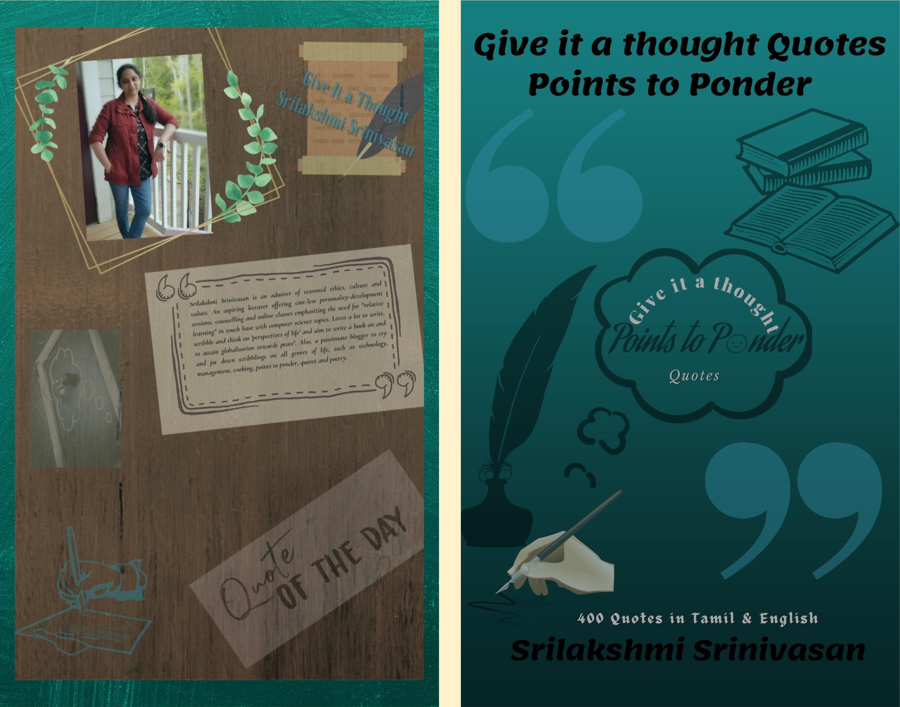 Give it a thought Quotes Volume IV cover image