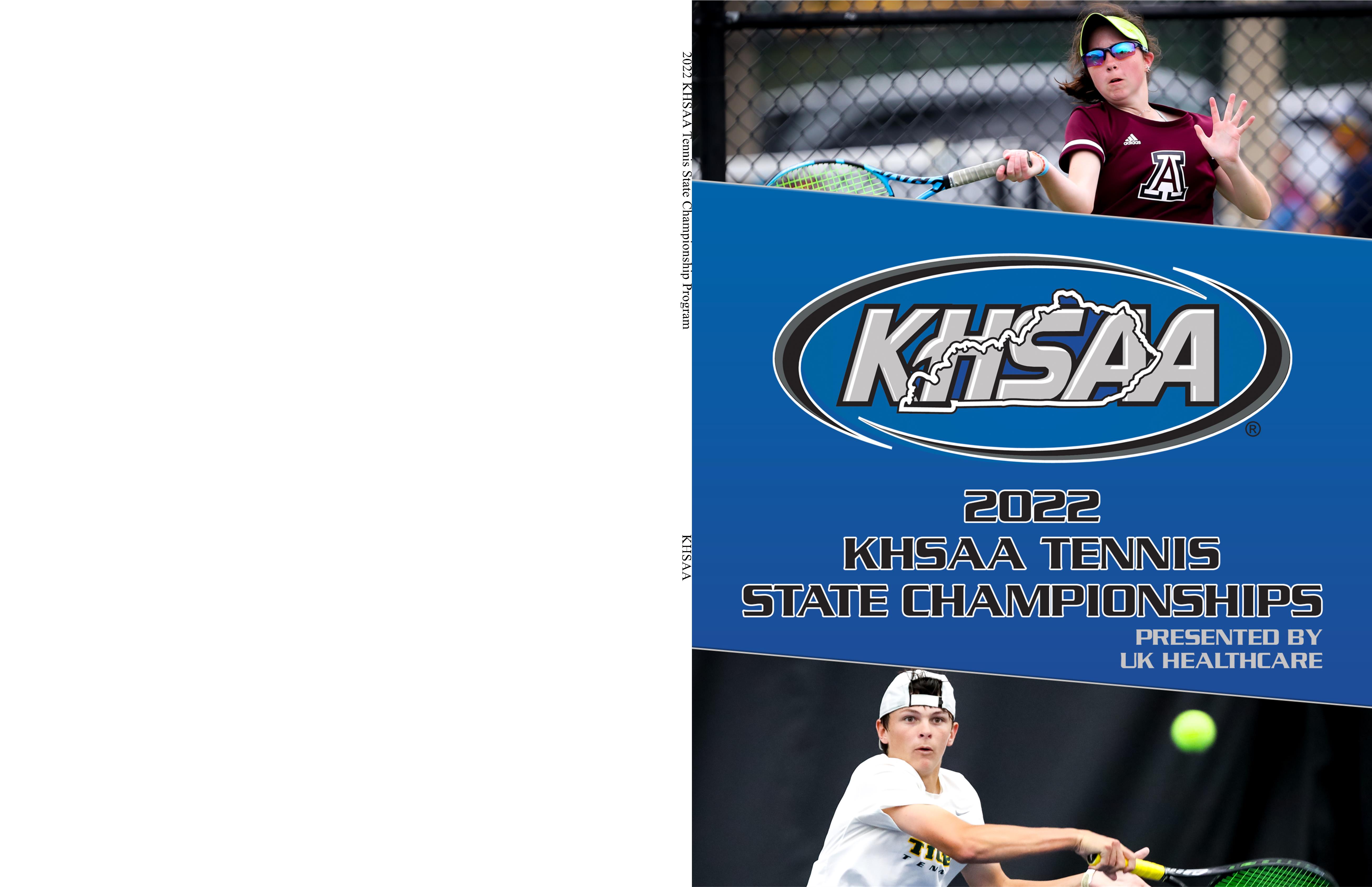 2022 KHSAA Tennis State Championship Program (B&W) cover image
